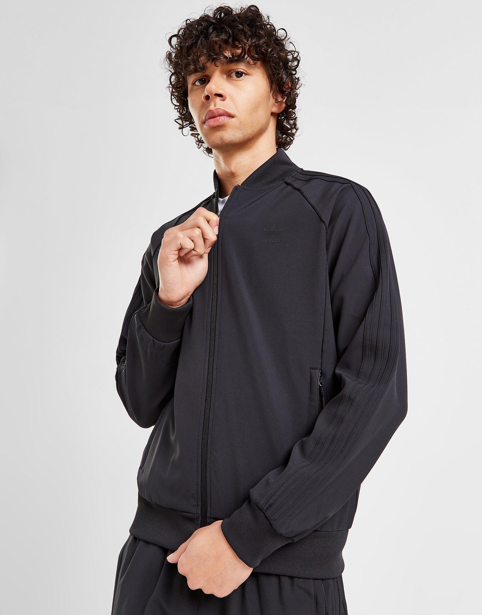 Black adidas Originals SST Bonded Track Top | JD Sports UK