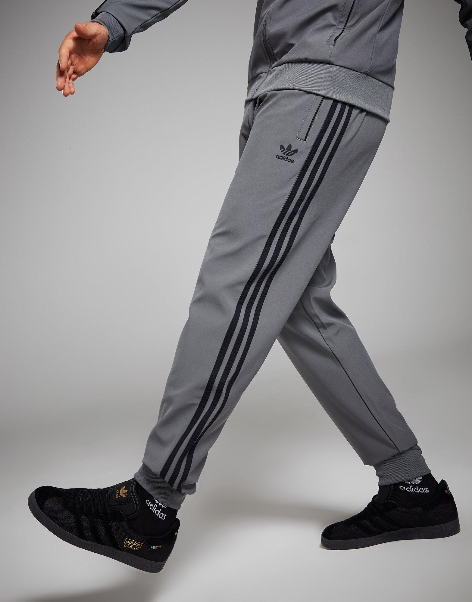 Grey adidas Originals SST Bonded Track Pants - JD Sports Global