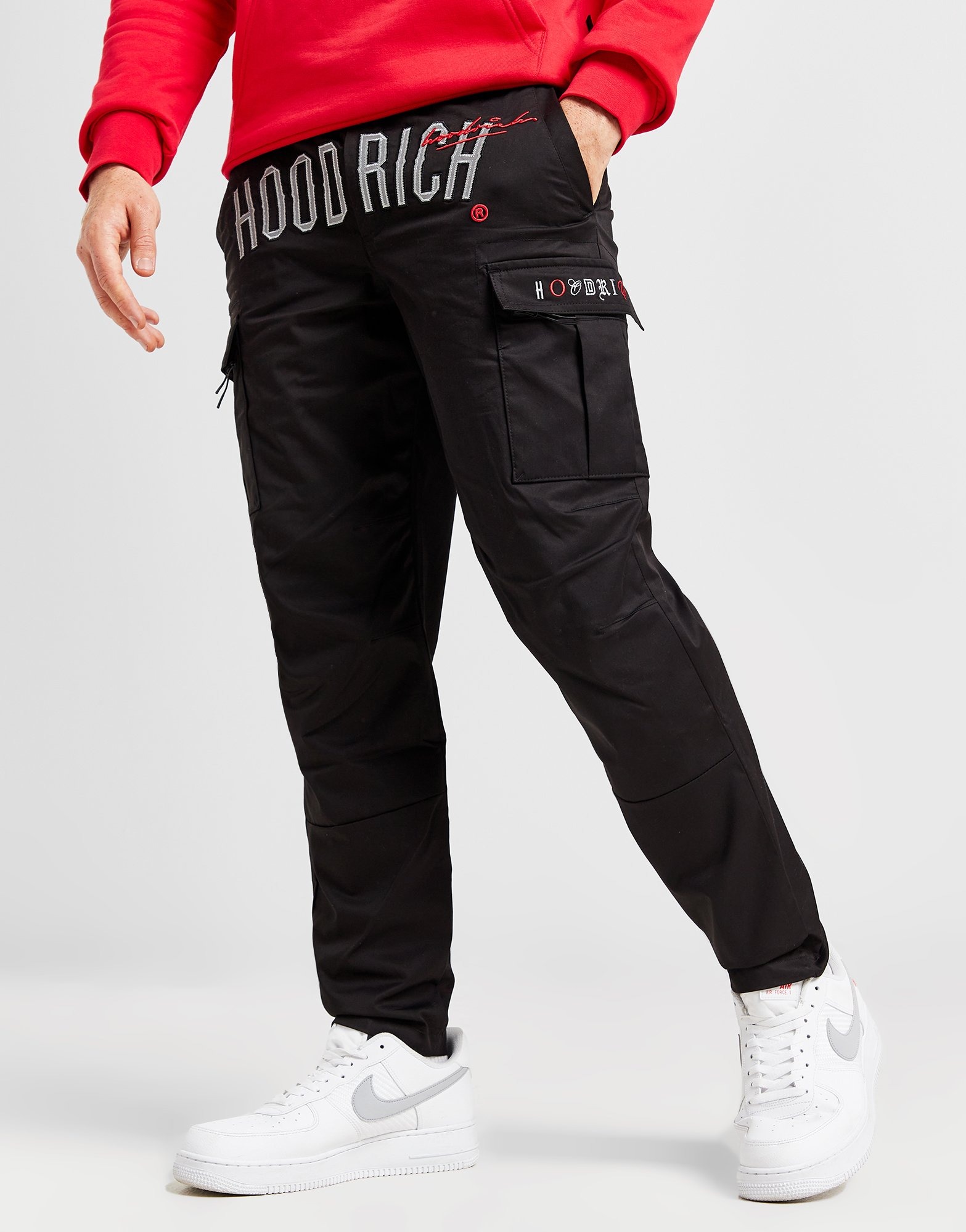 Black Hoodrich Heat Cargo Pants JD Sports NZ