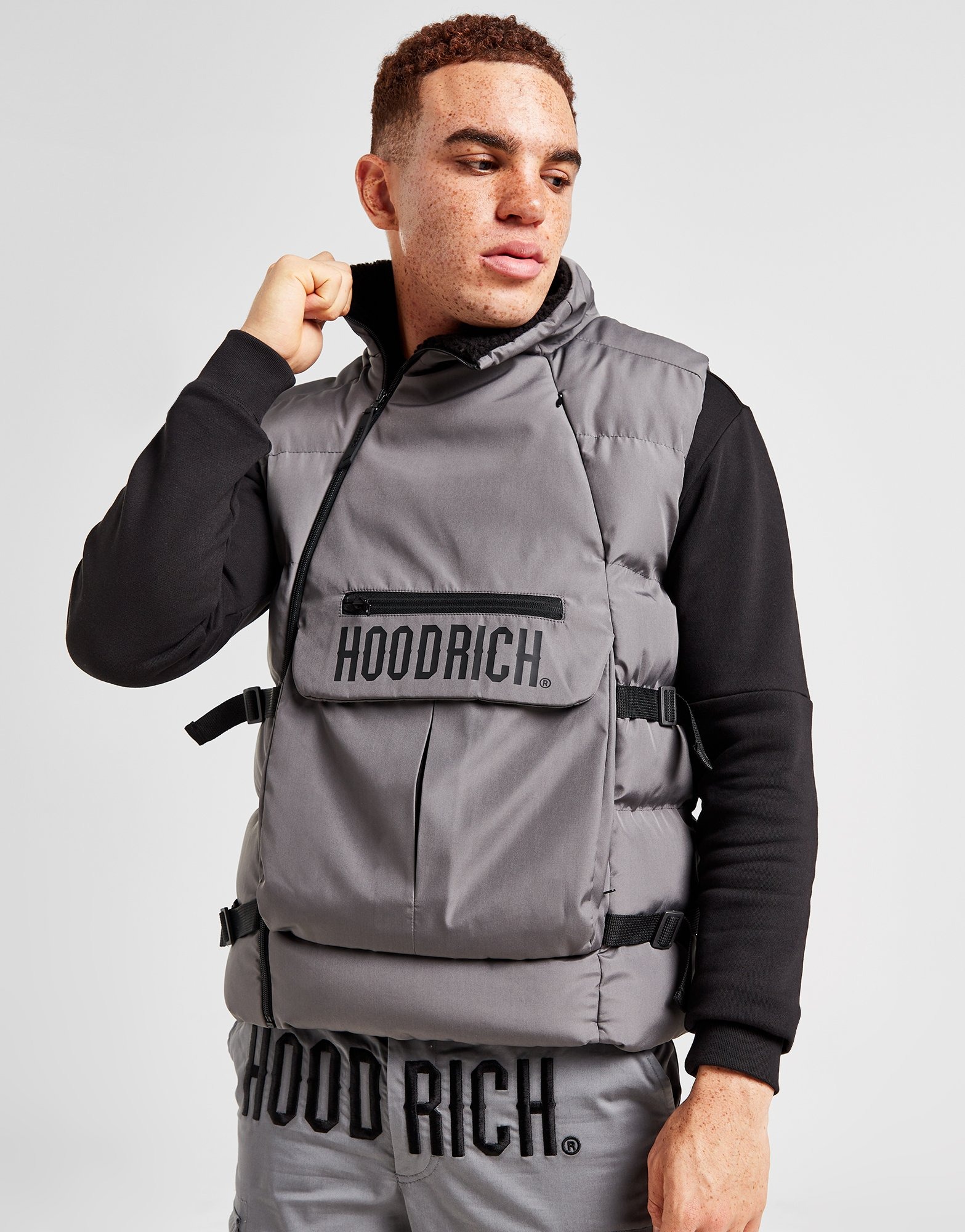 Hoodrich Astro Vest in Grigio JD Sports
