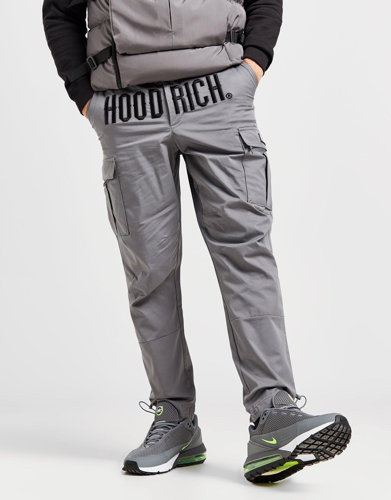 Hoodrich Pantaloni Cargo Donna in Grigio