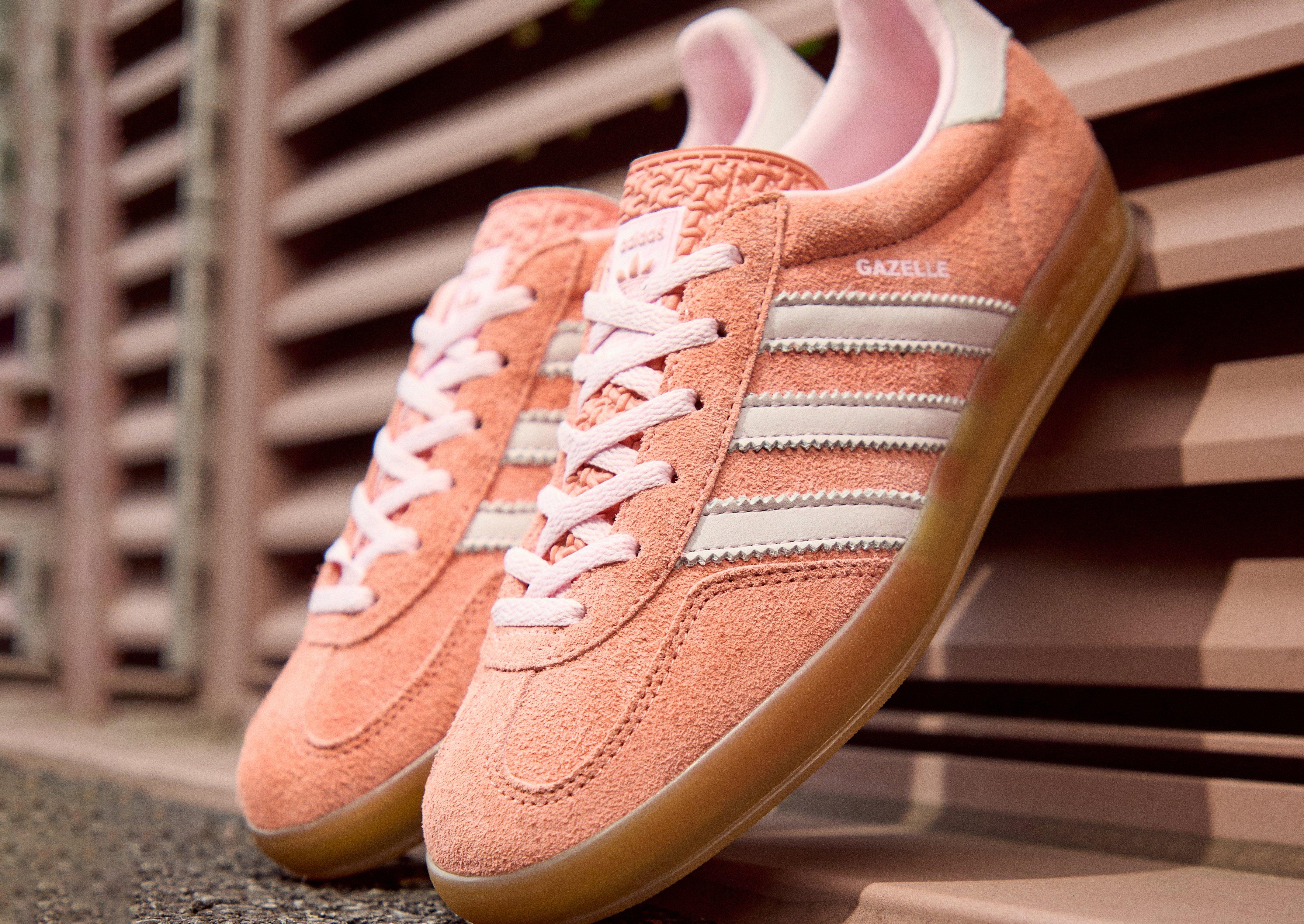 adidas Gazelle Indoor Shoes - Red, Women's Lifestyle