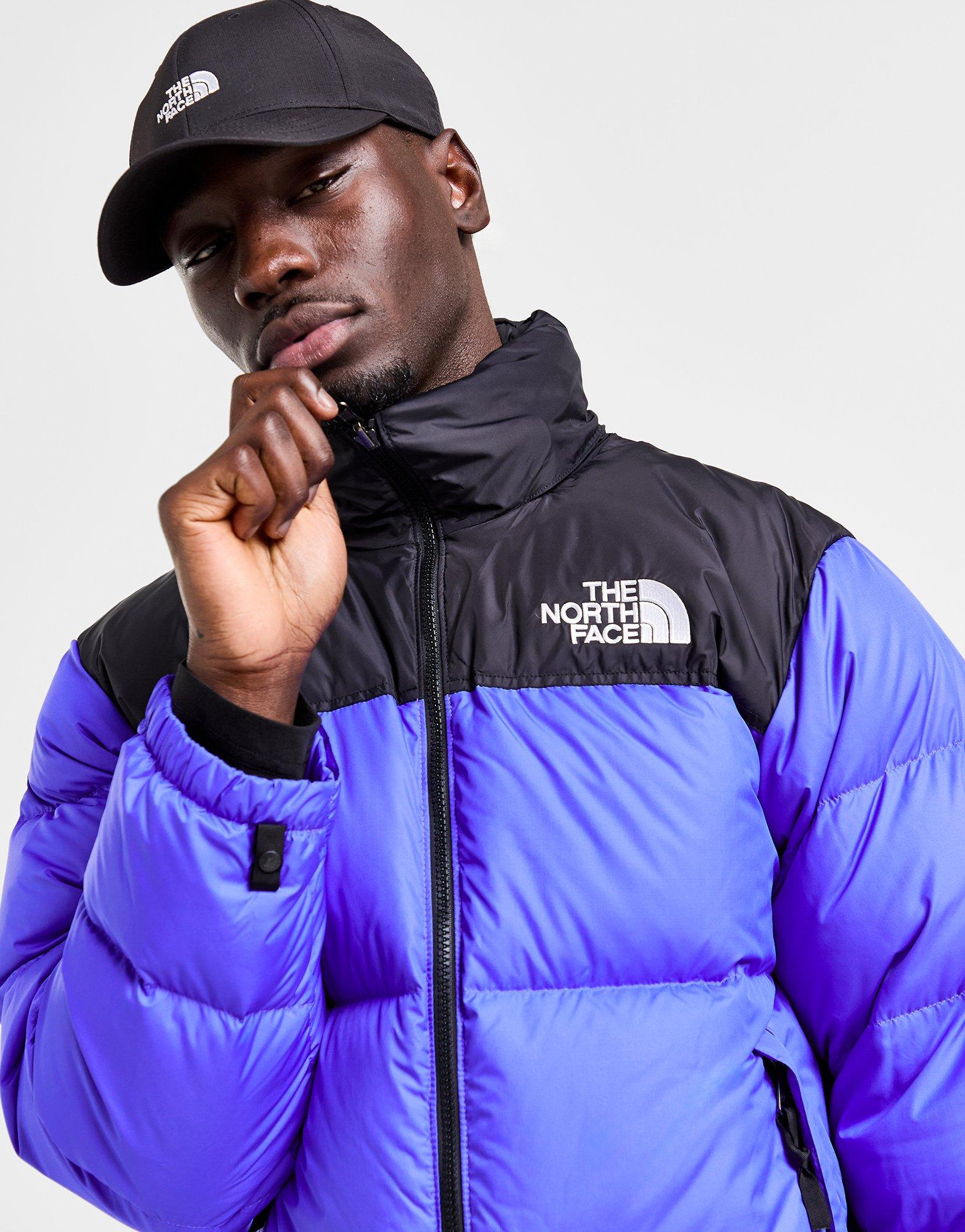 North face nuptse best sale blue