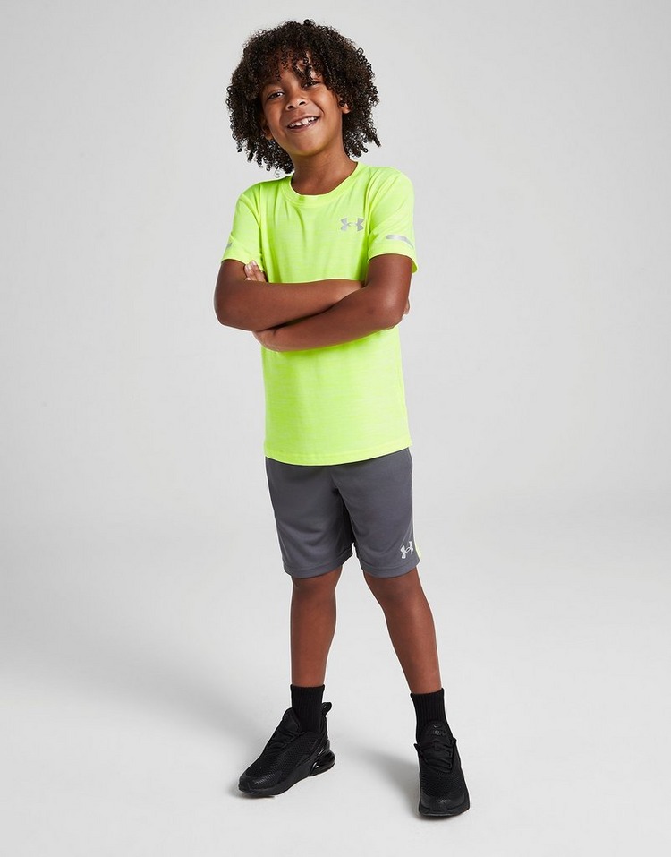 Green Under Armour Tech T-Shirt/Shorts Set Children | JD Sports UK