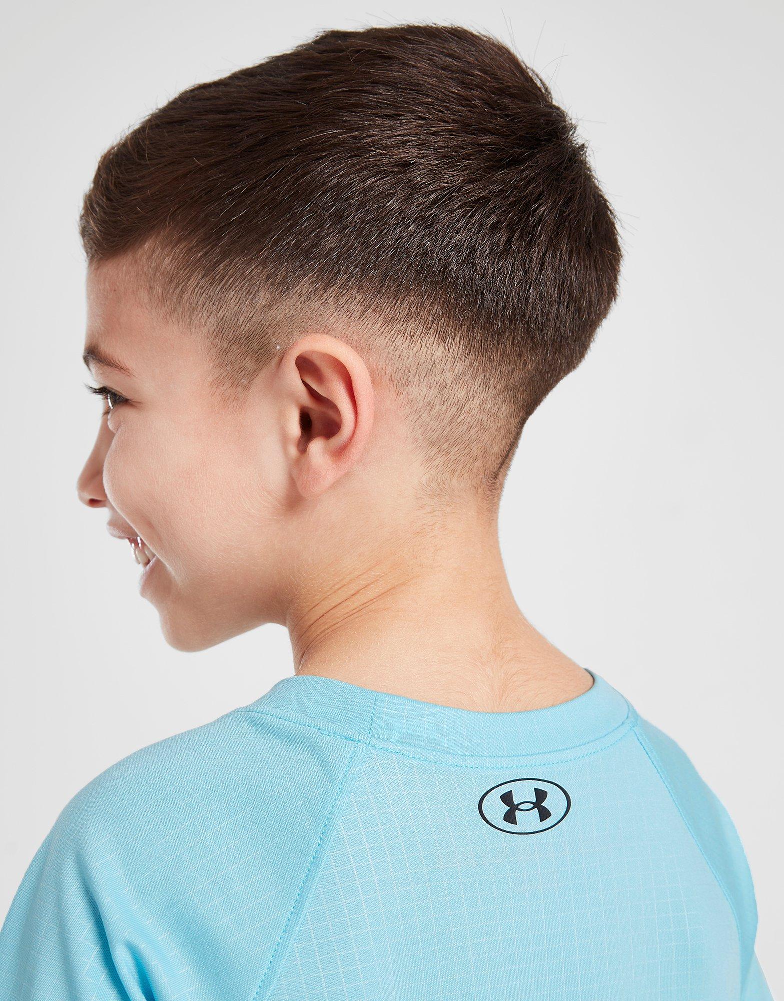 Under Armour Emboss Grid T-Shirt/Shorts Set Children