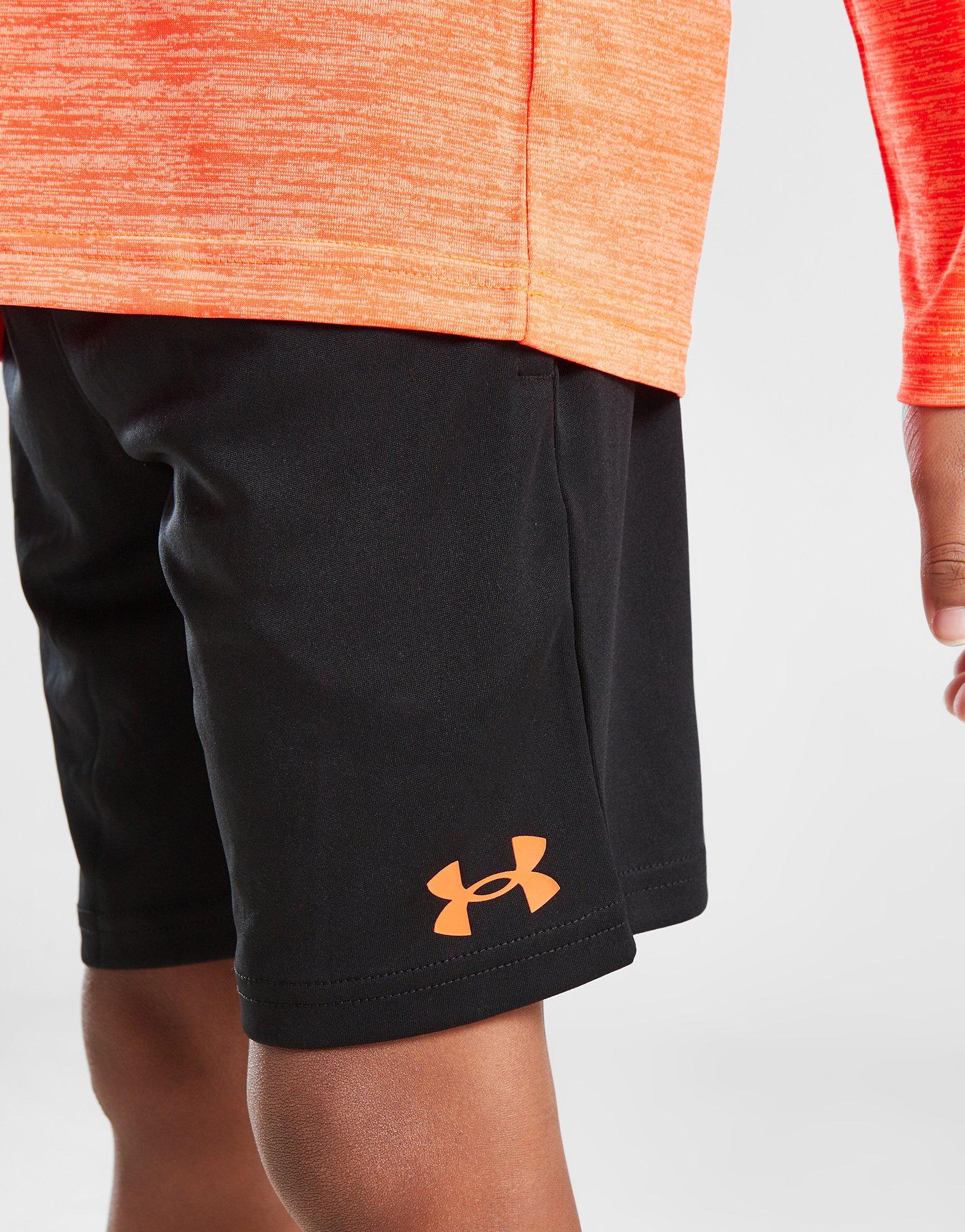 Under Armour 1/4 Zip Long Sleeve Top/Shorts Set Children