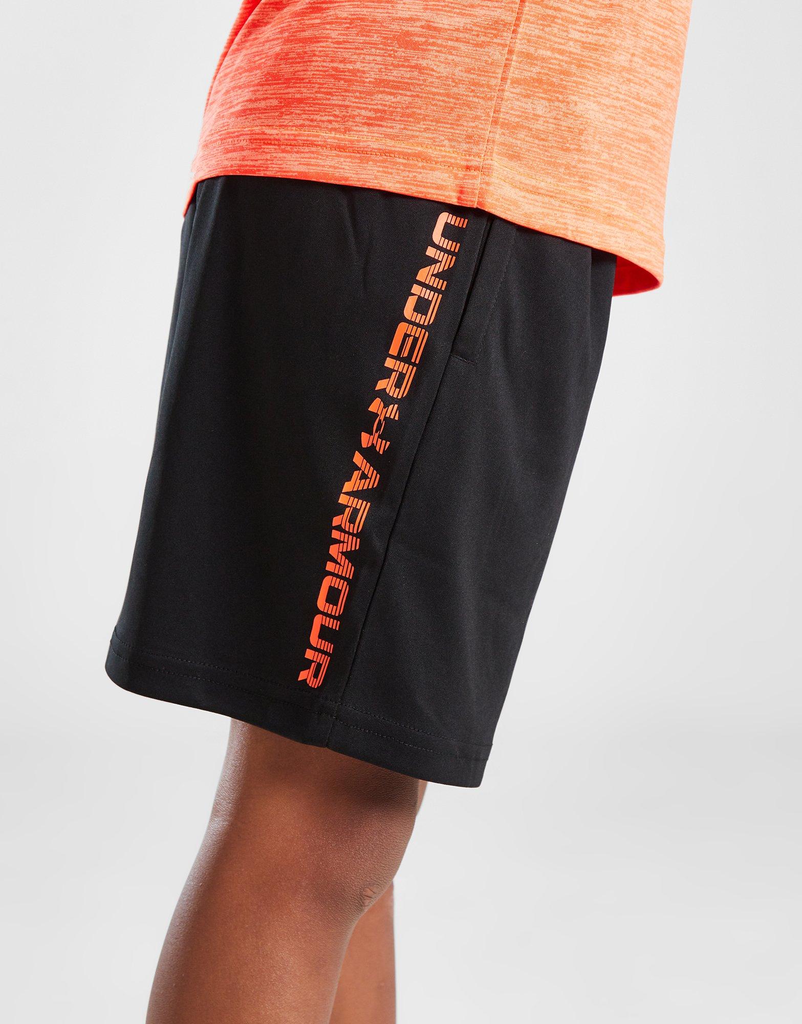 Under Armour 1/4 Zip Long Sleeve Top/Shorts Set Children