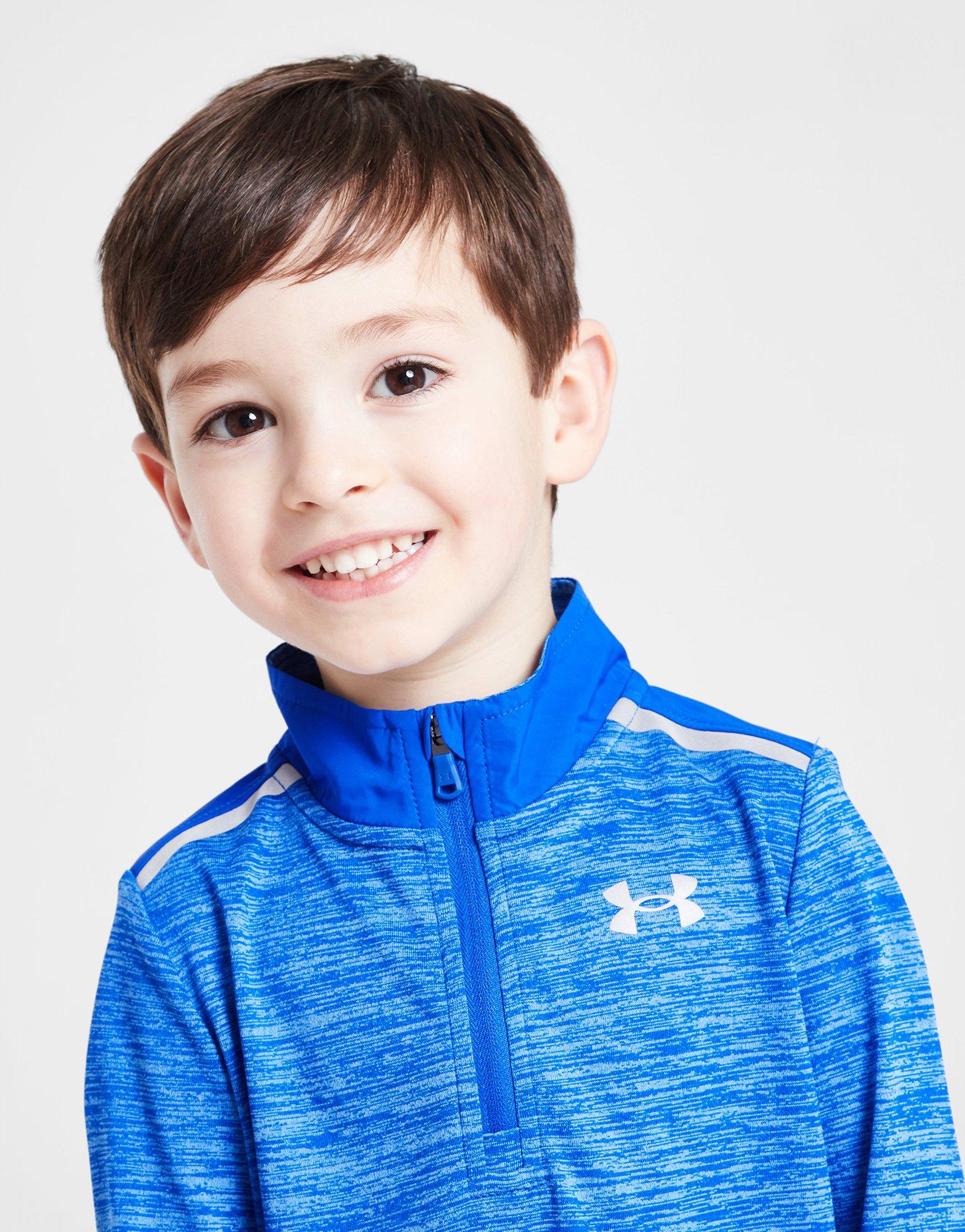 Under Armour Woven Panel 1/4-Zip Top/Shorts Set Infant