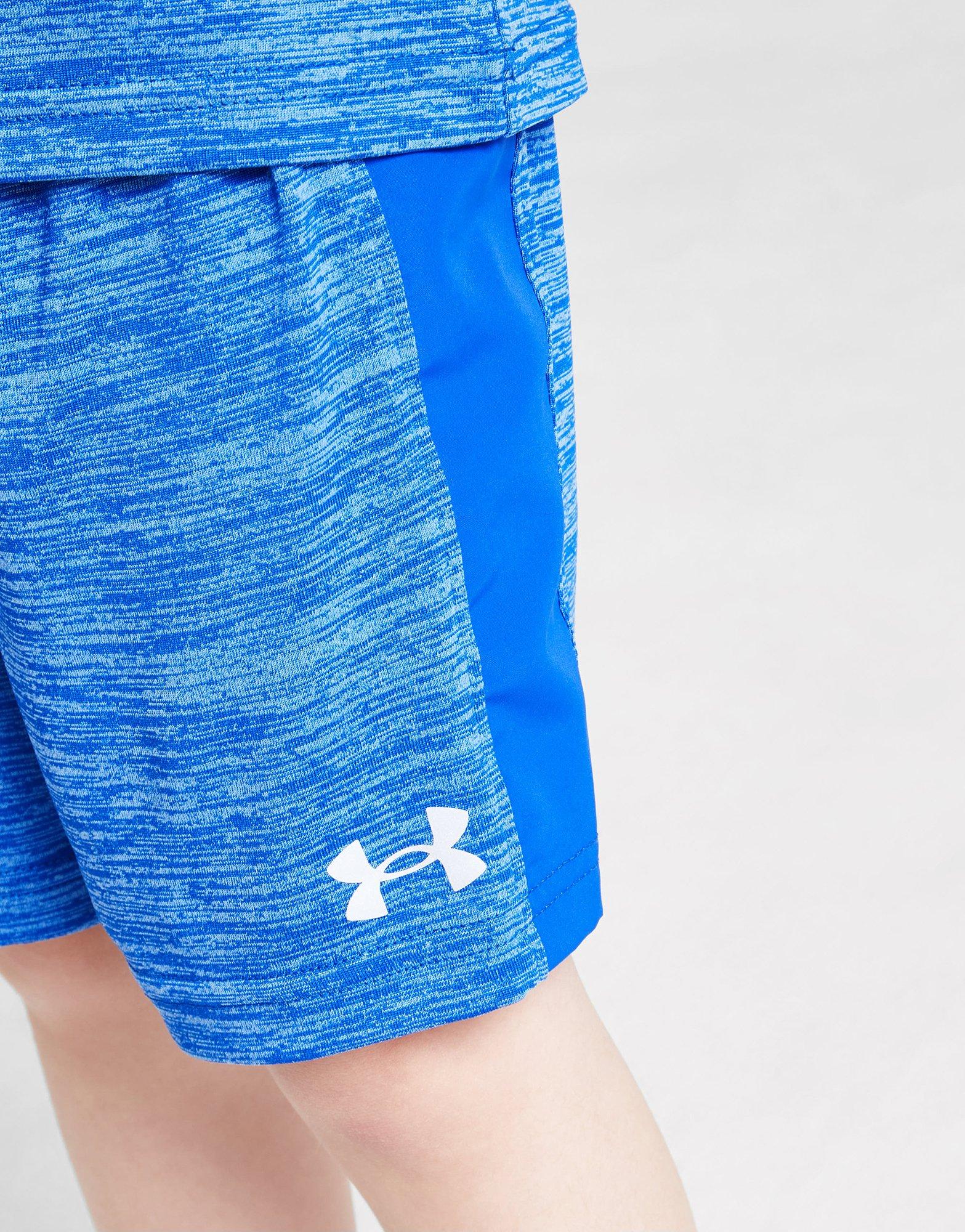 Blue Under Armour Woven Panel 1/4Zip Top/Shorts Set Infant JD Sports UK