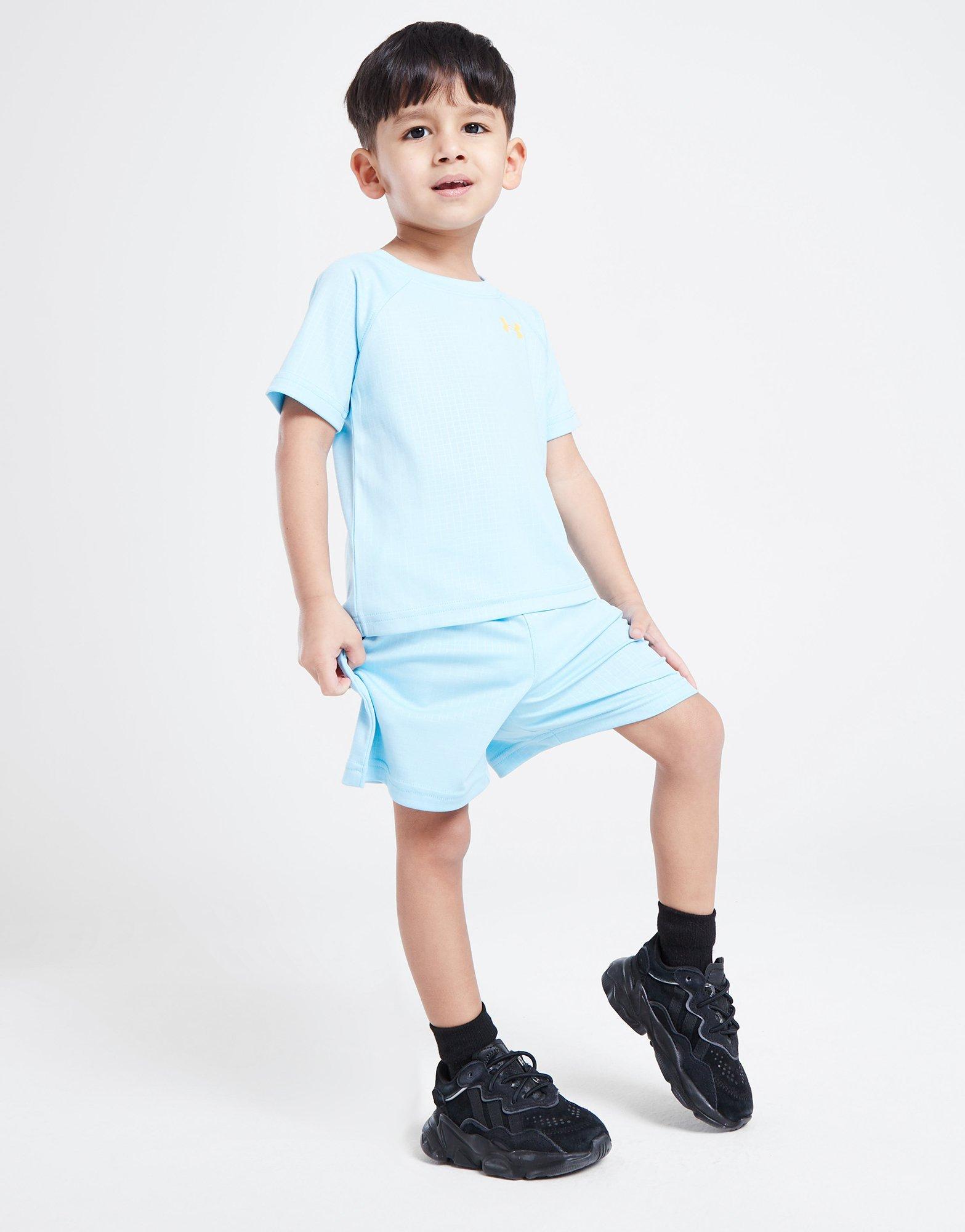 Under Armour Emboss Grid T-Shirt/Shorts Set Infant
