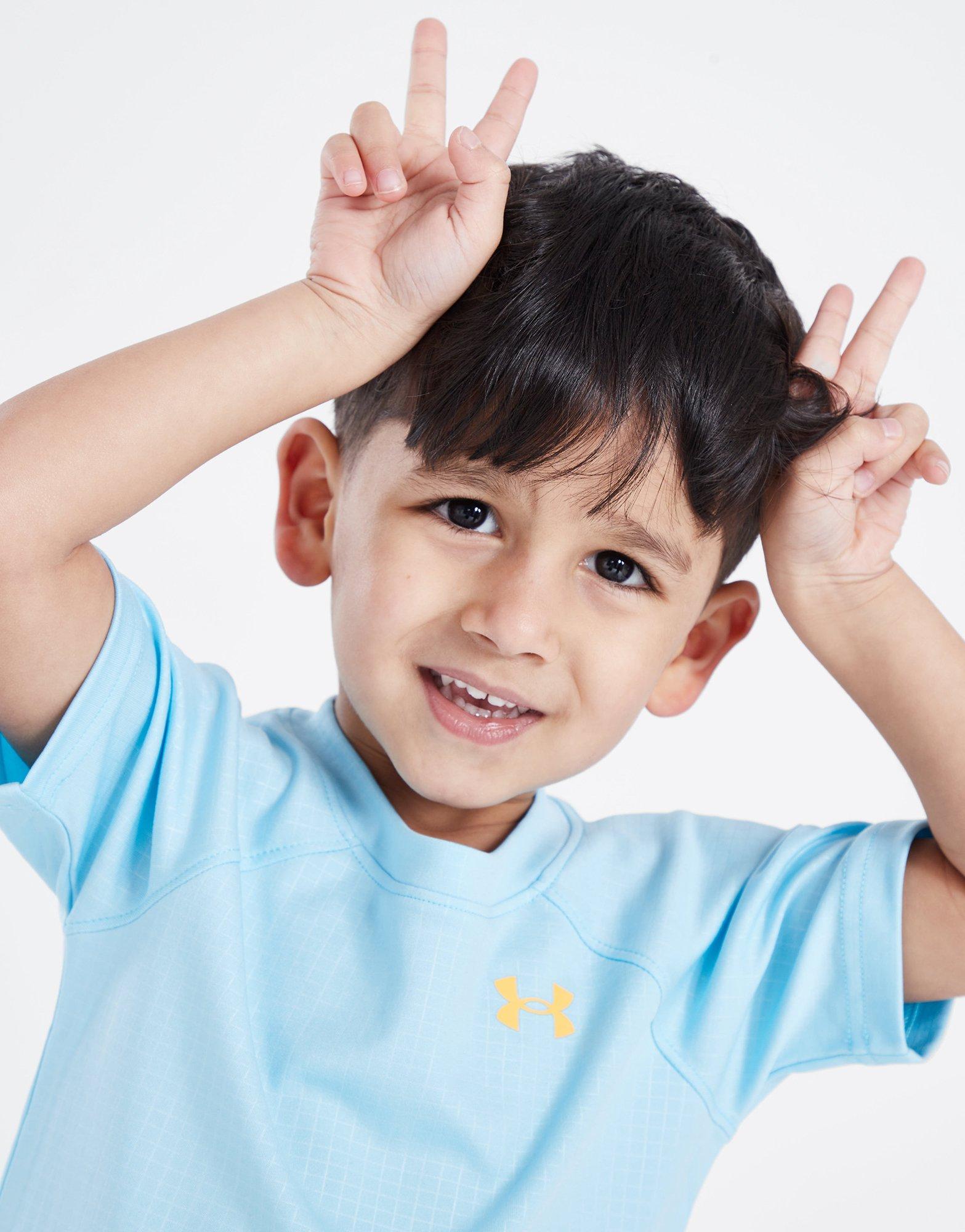 Under Armour Emboss Grid T-Shirt/Shorts Set Infant