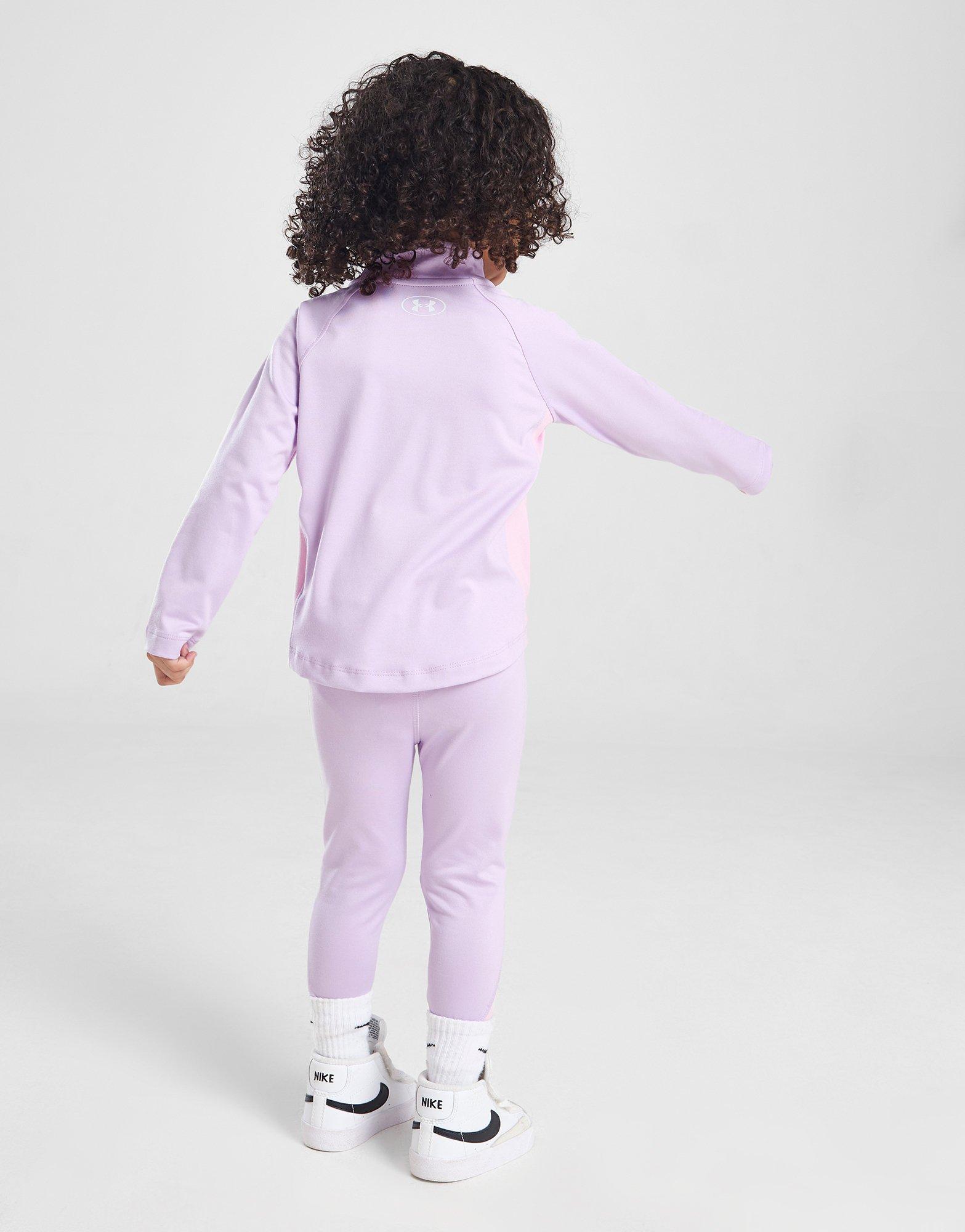 Under Armour Girls' 1/4 Zip/Leggings Tracksuit Infant