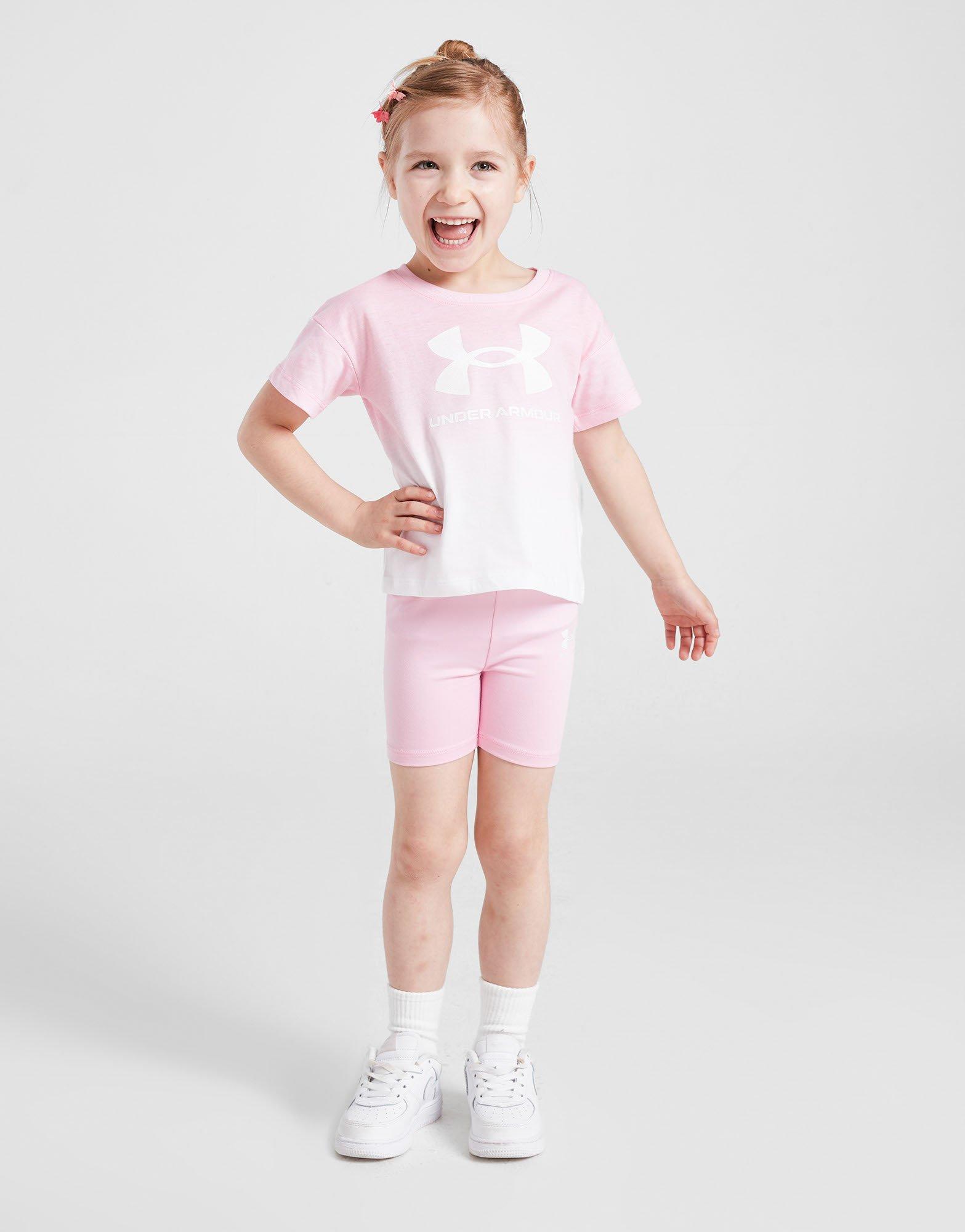 Under Armour Girls' Fade T-Shirt/Shorts Set Infant