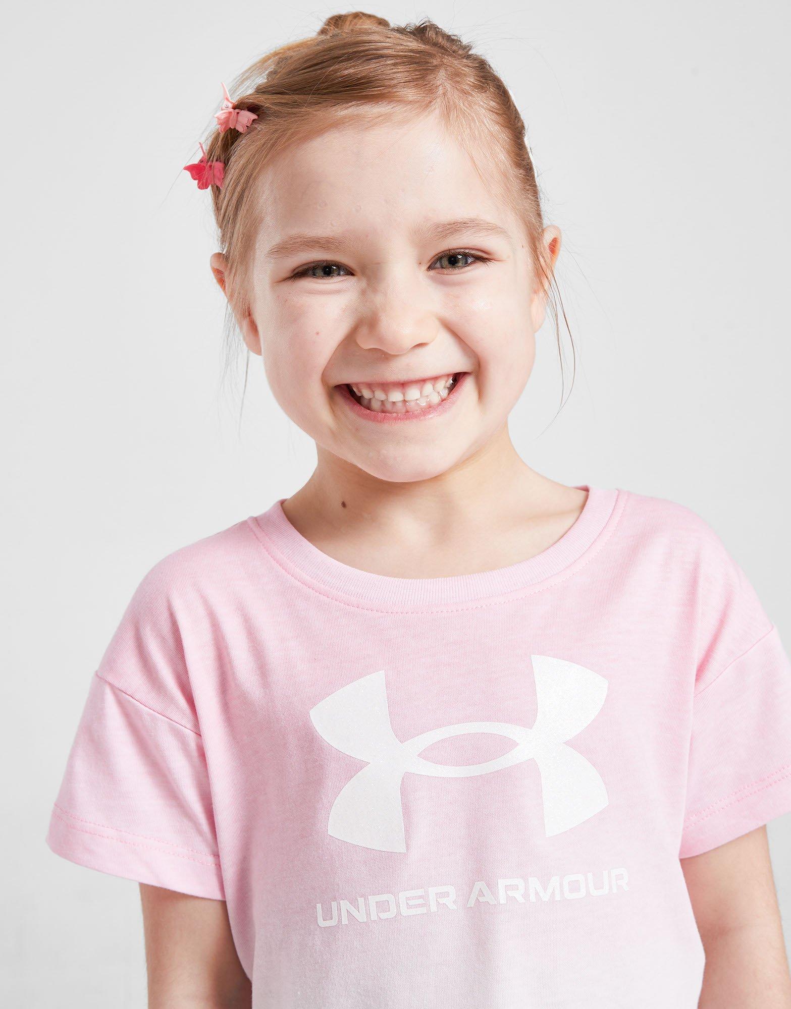 Under Armour Girls' Fade T-Shirt/Shorts Set Infant
