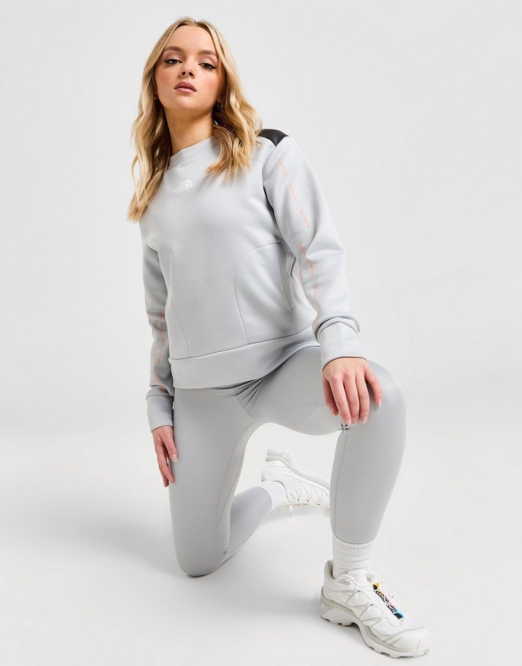 Grey The North Face Repeat Poly Crew Sweatshirt | JD Sports UK