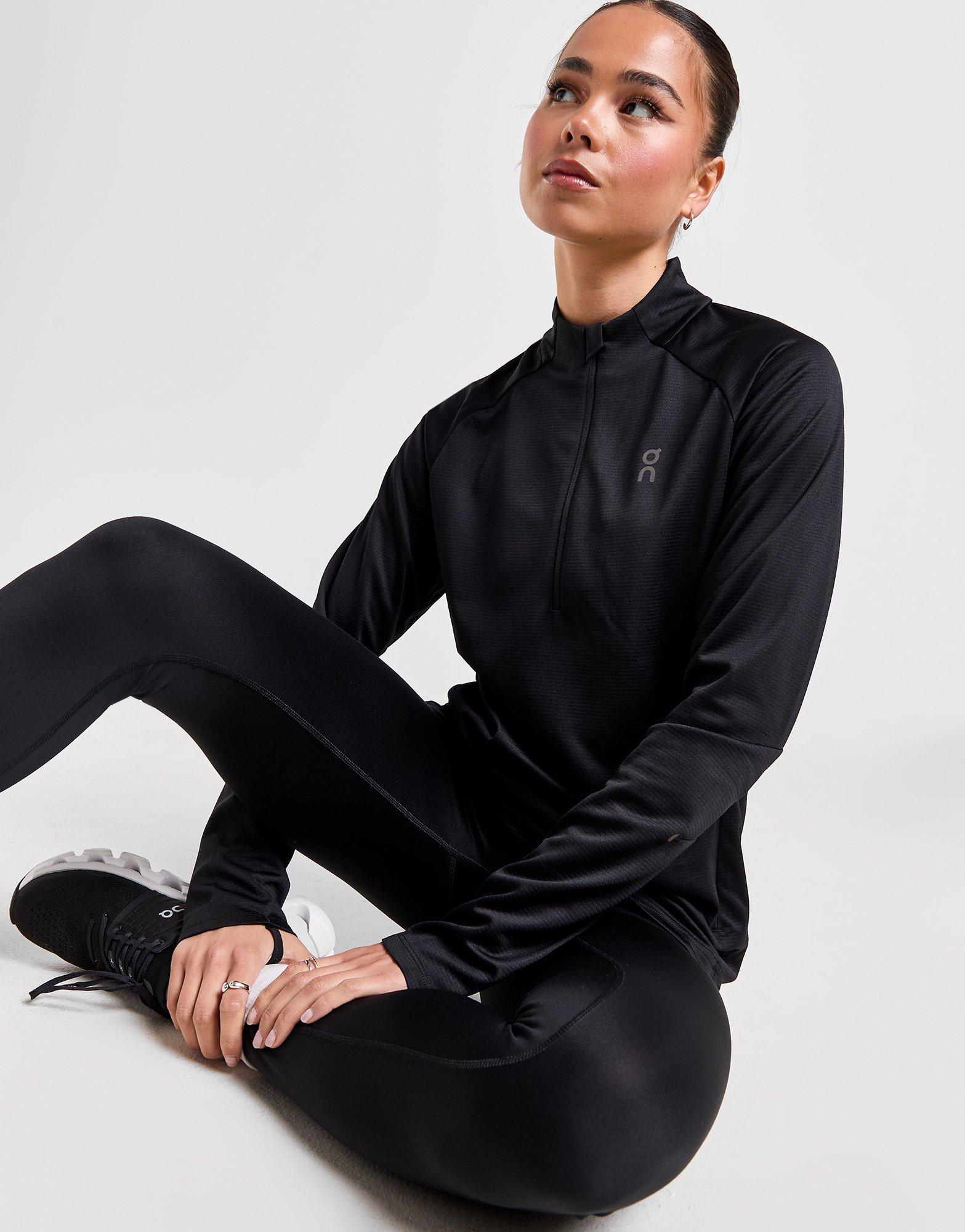 Black On Running Climate 1/2 Zip Top | JD Sports UK