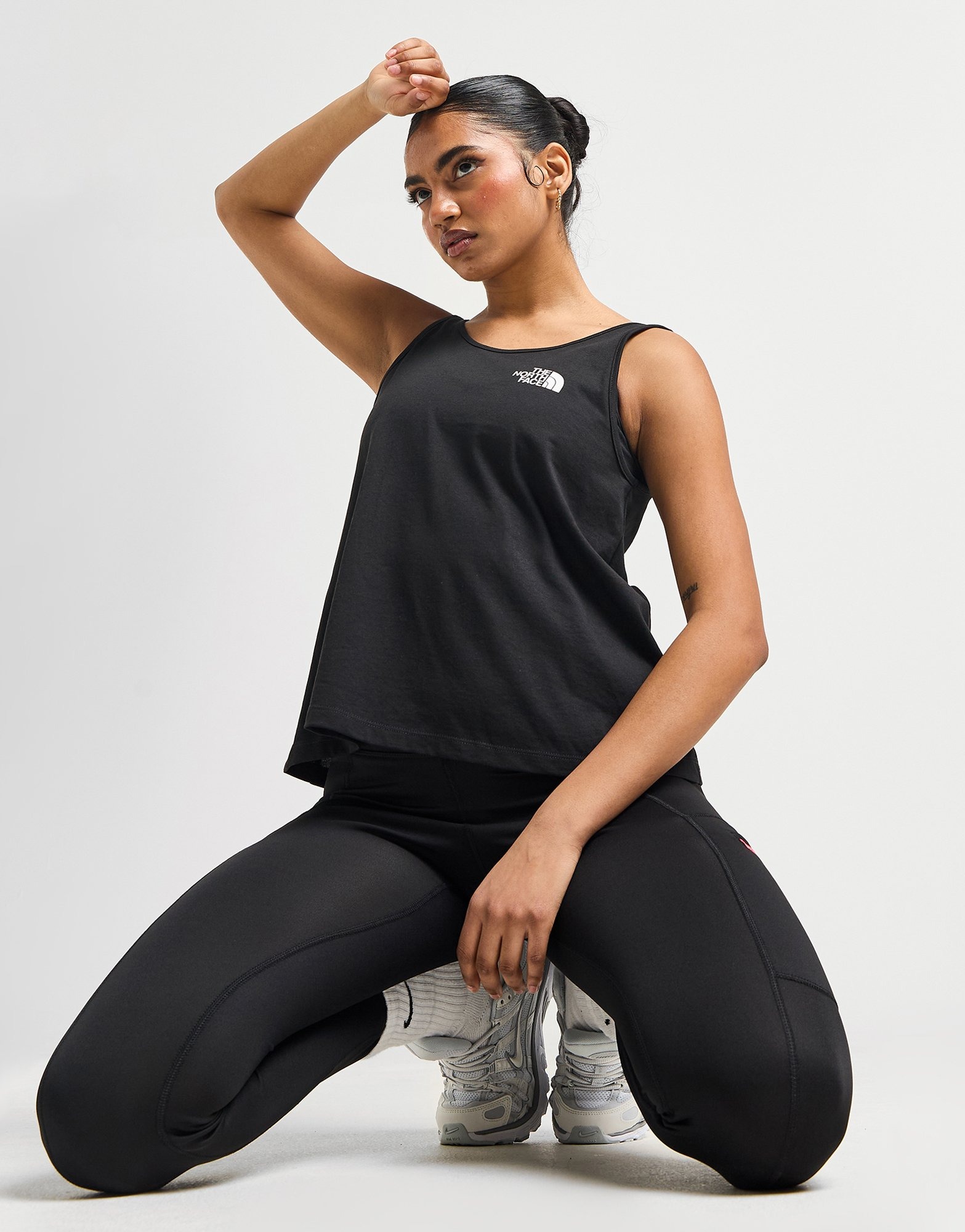 Canotta The North Face regular con ricamo uomo