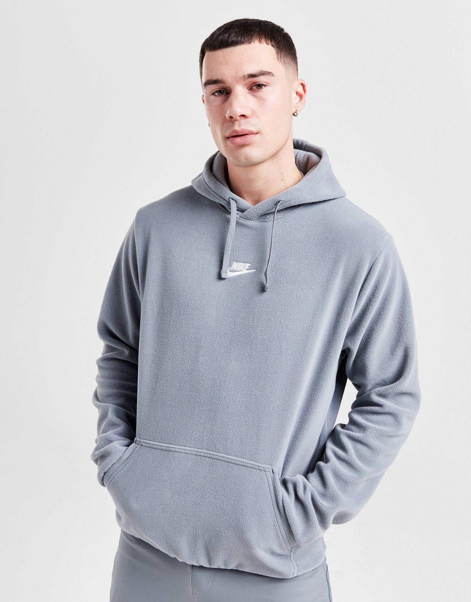 Grey Nike Sportswear Club Fleece Overhead Hoodie - JD Sports Global