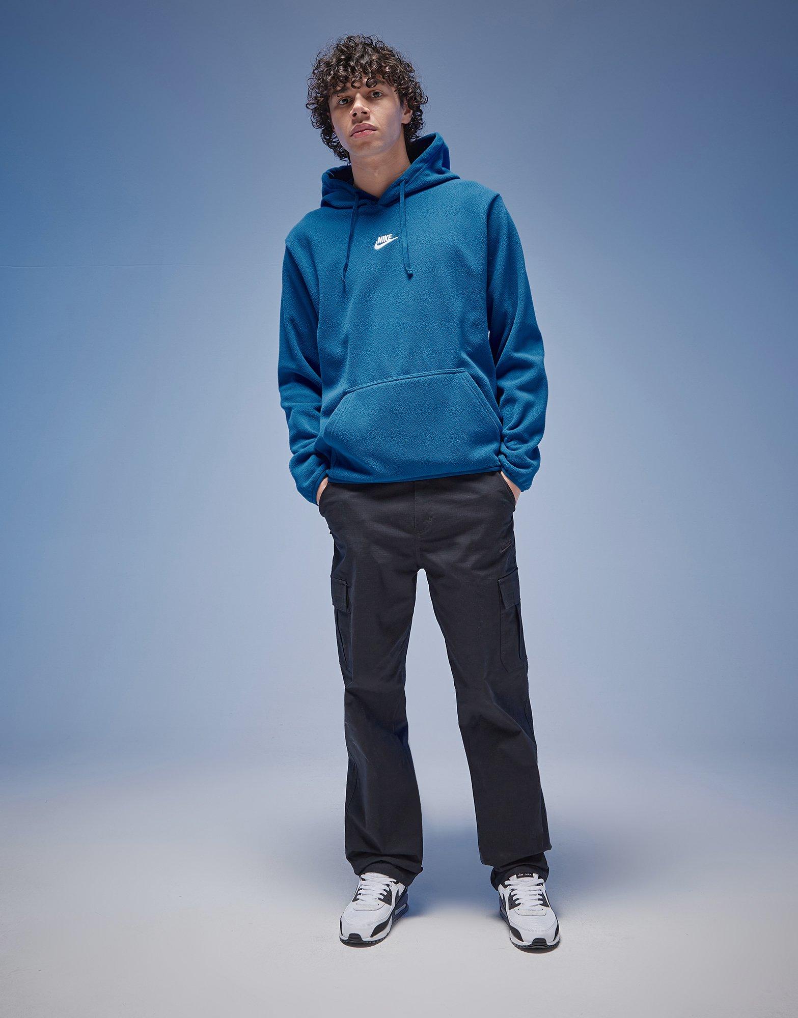 Blue Nike Polar Fleece Hoodie