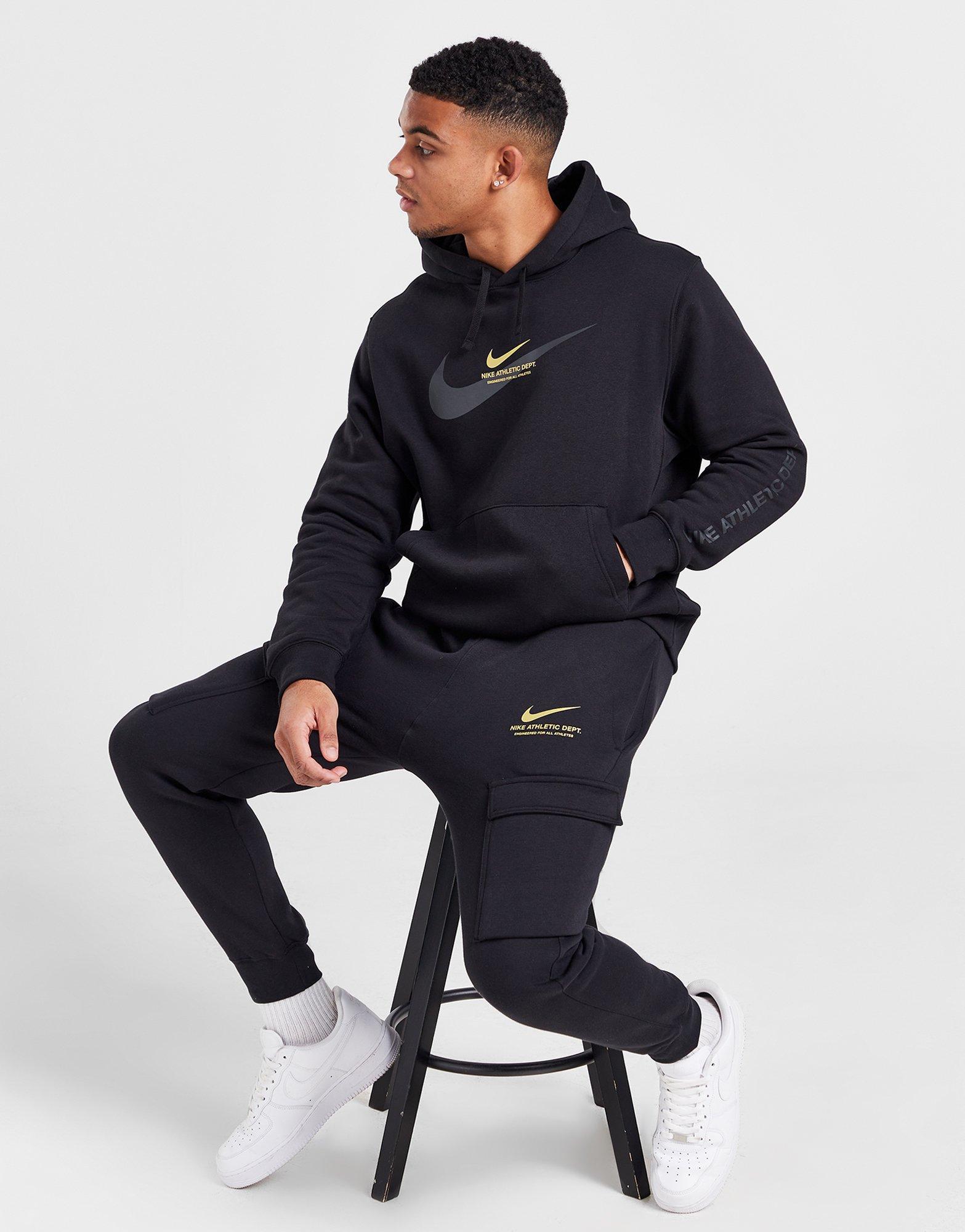 Black Nike Athletic Fleece Cargo Joggers