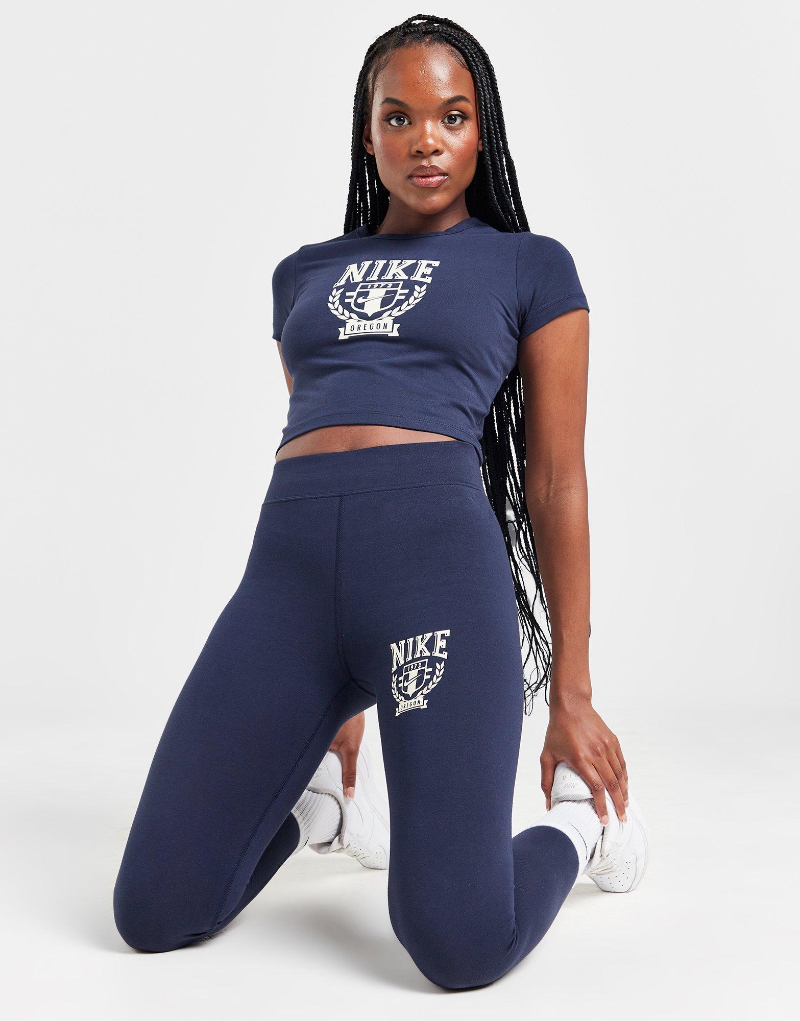 Blue Nike Varsity Leggings