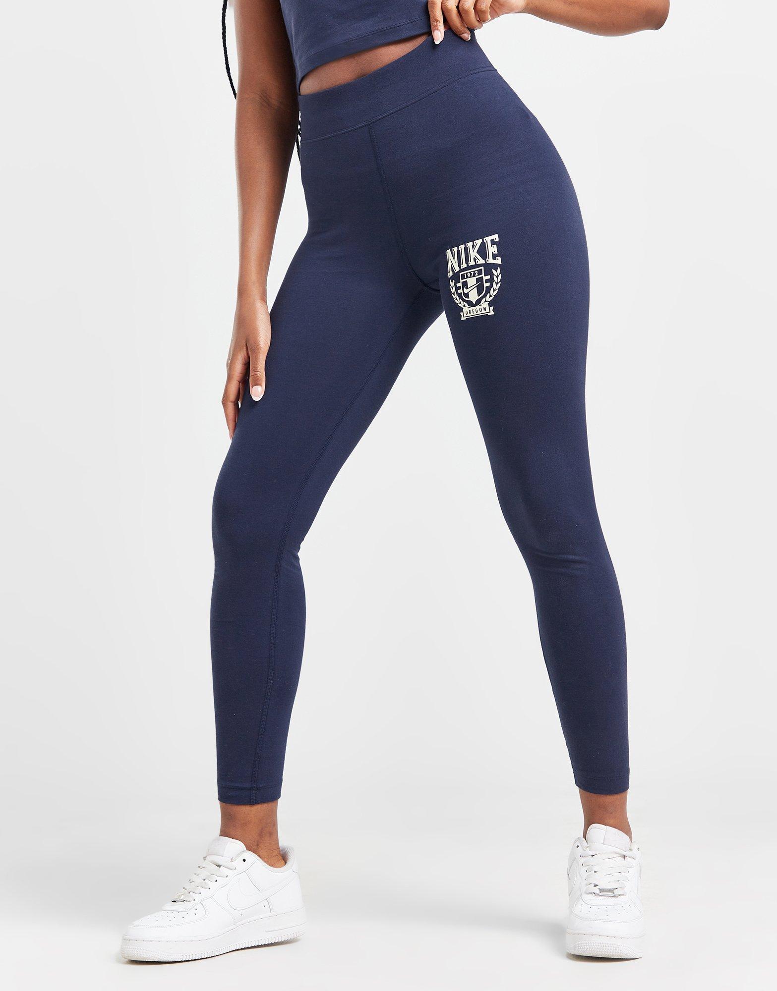 Nike Varsity leggings in royal blue