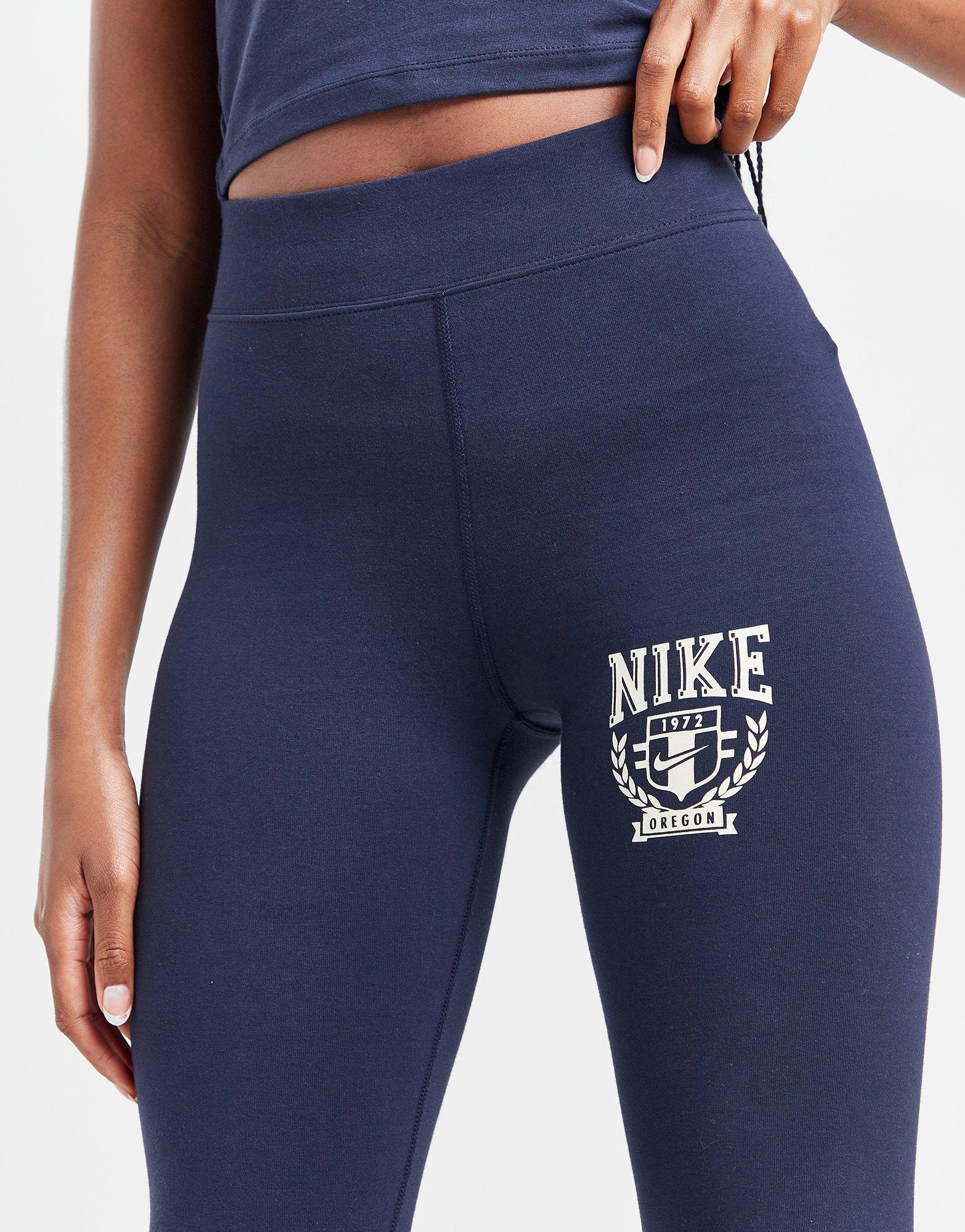 Blue Nike Varsity Leggings