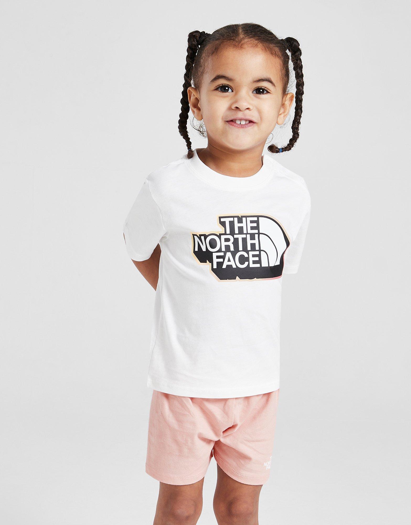 White The North Face Girls' TShirt/Cycle Shorts Set Infants JD Sports UK