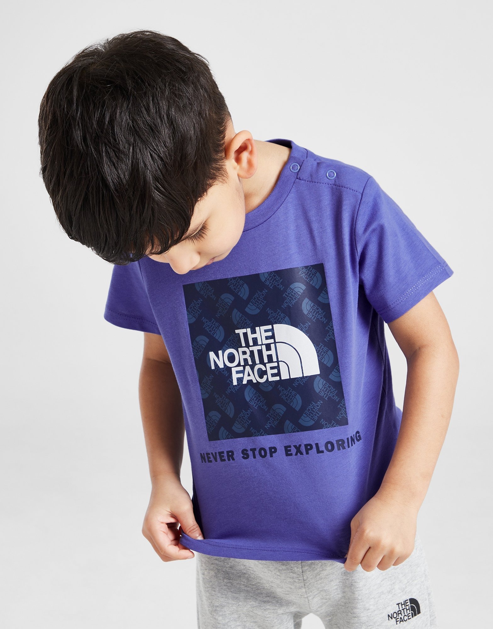 Blue The North Face Box Infil T shirt Infant JD Sports