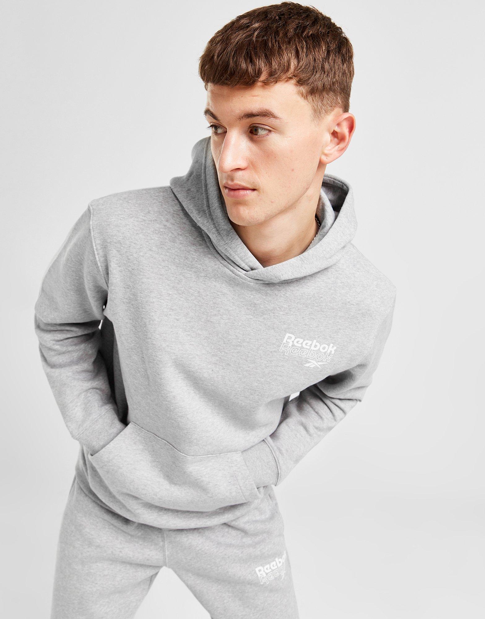 Reebok cheap gray hoodie