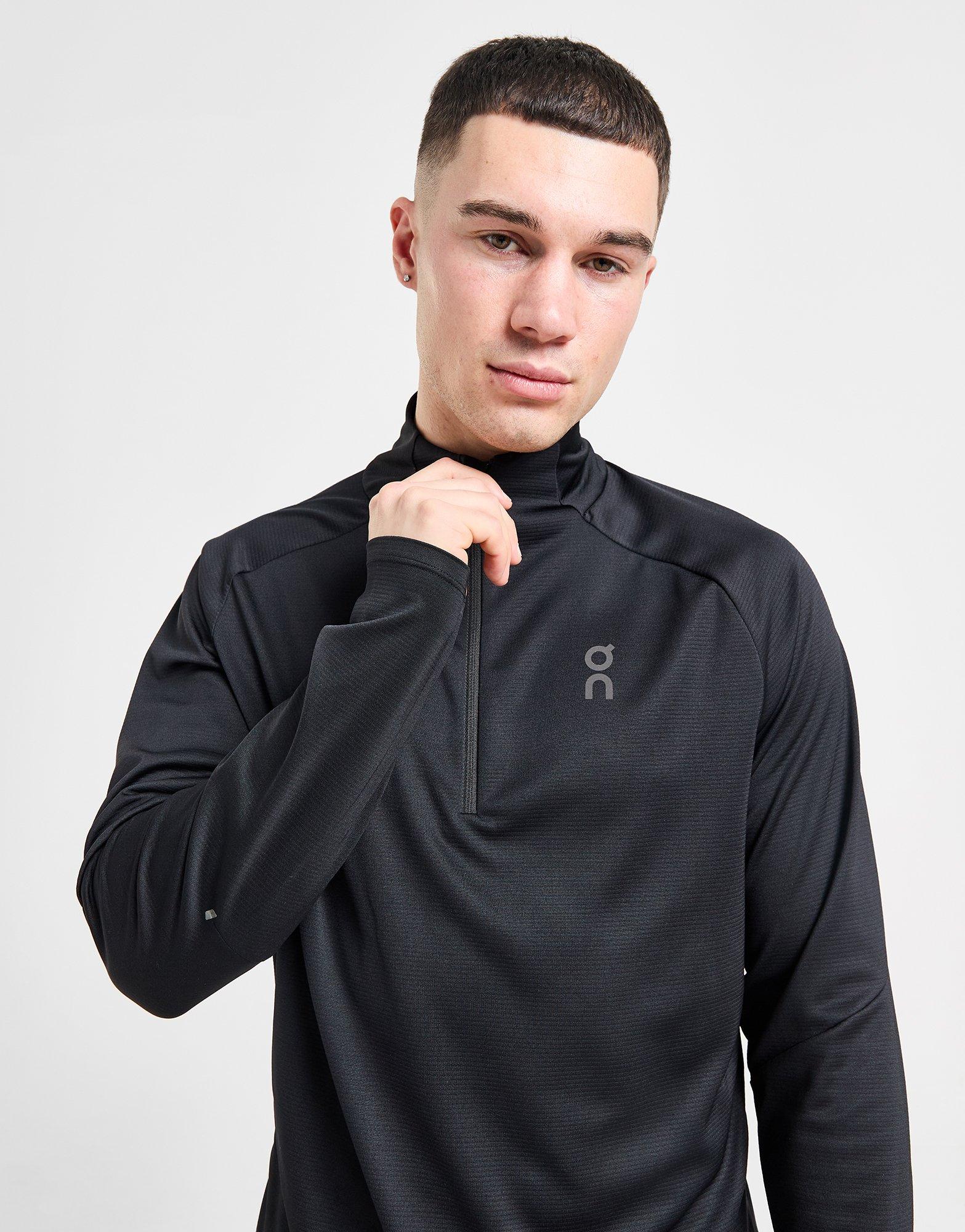 On Running Felpa Sportiva 1/4 Zip Climate In Nero | JD Sports