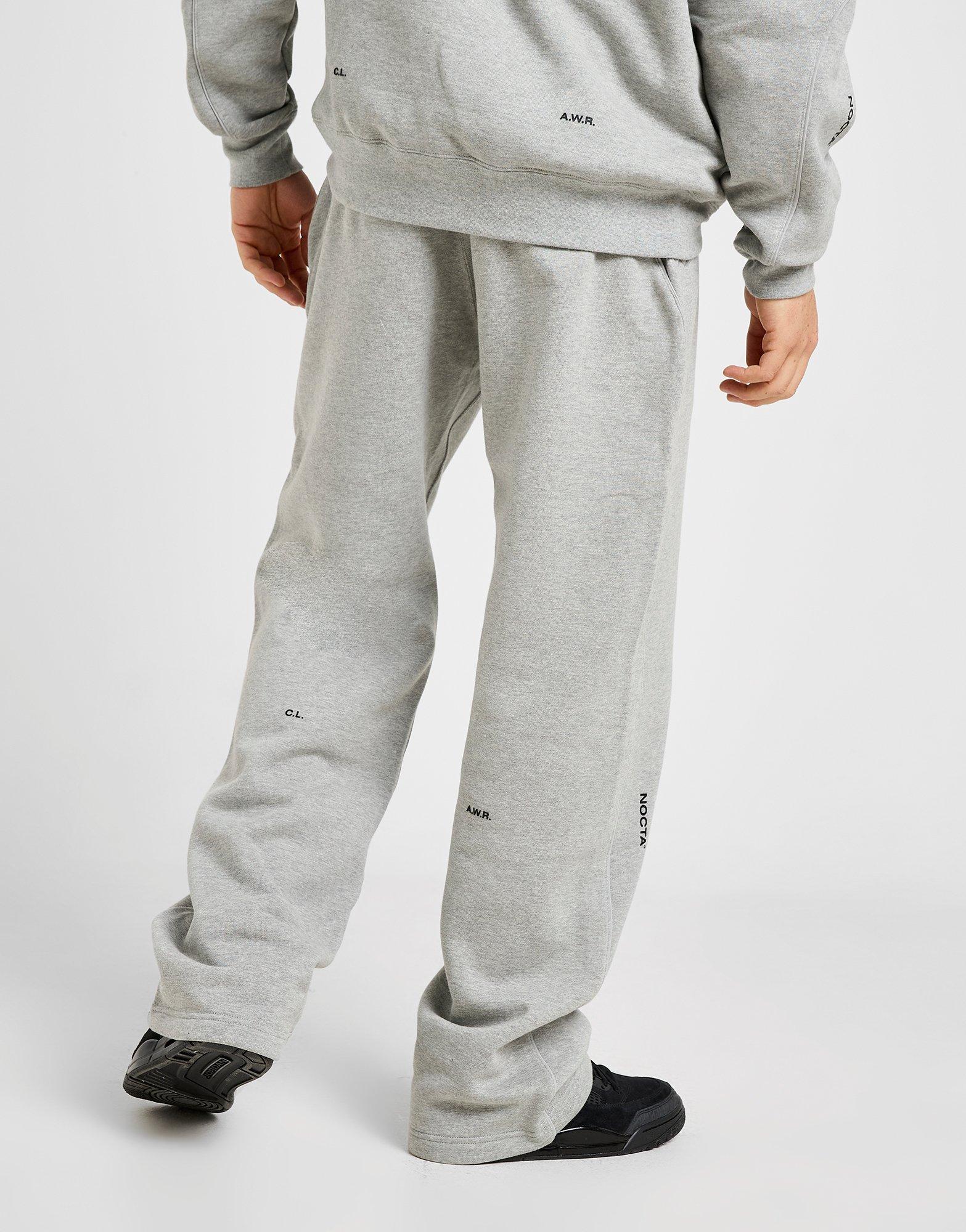 Nike NOCTA グレー パンツ XS Grey Nike x NOCTA Open Hem Joggers - JD Sports Global