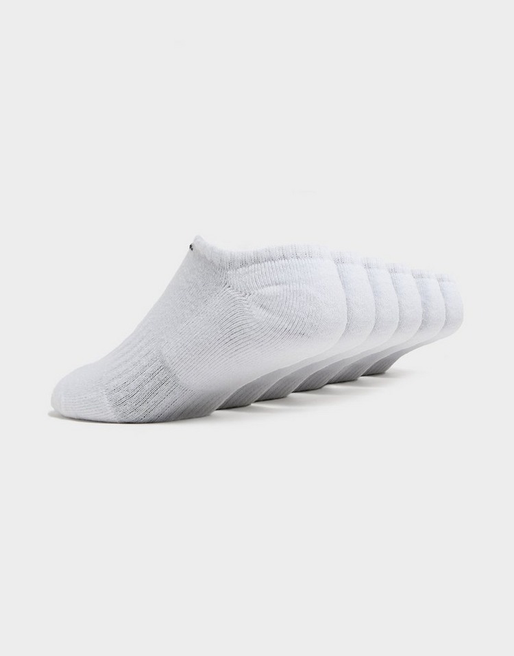 White Nike 6-Pack No Show Socks | JD Sports UK