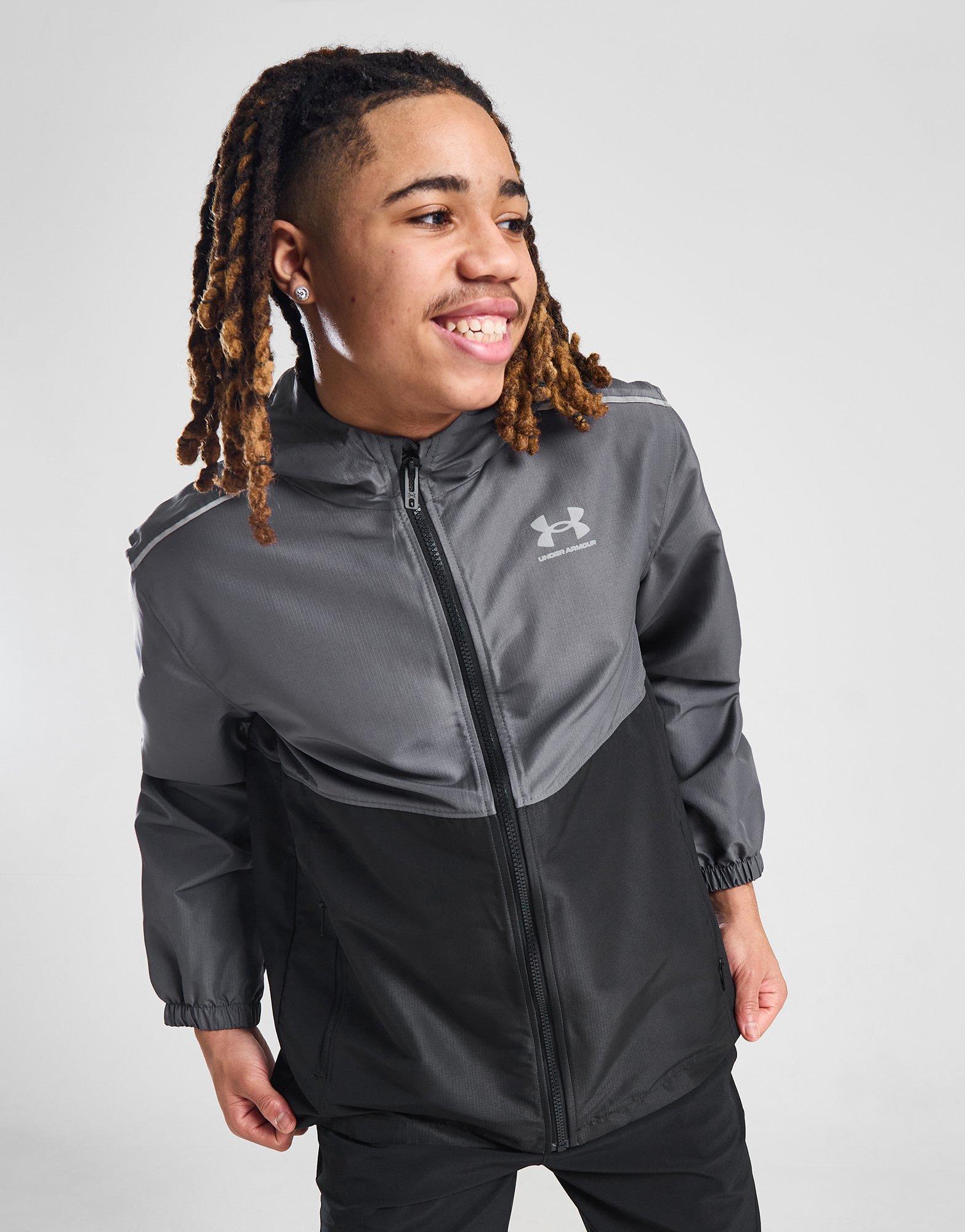 Under armour hybrid windbreaker best sale running jacket