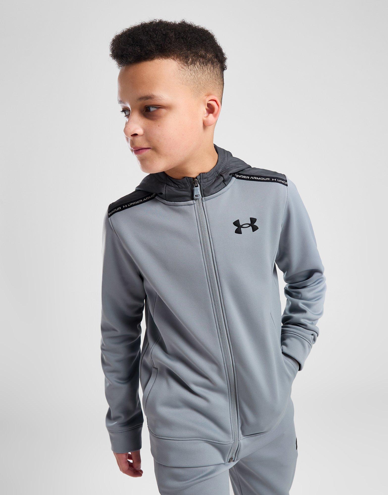 Under Armour UA Armour Fleece Grid Full Zip Hoodie Junior