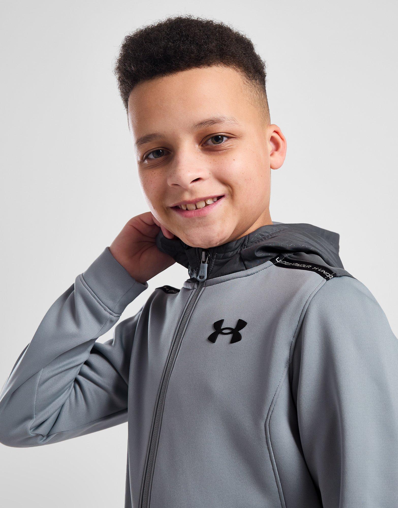 Under Armour UA Armour Fleece Grid Full Zip Hoodie Junior