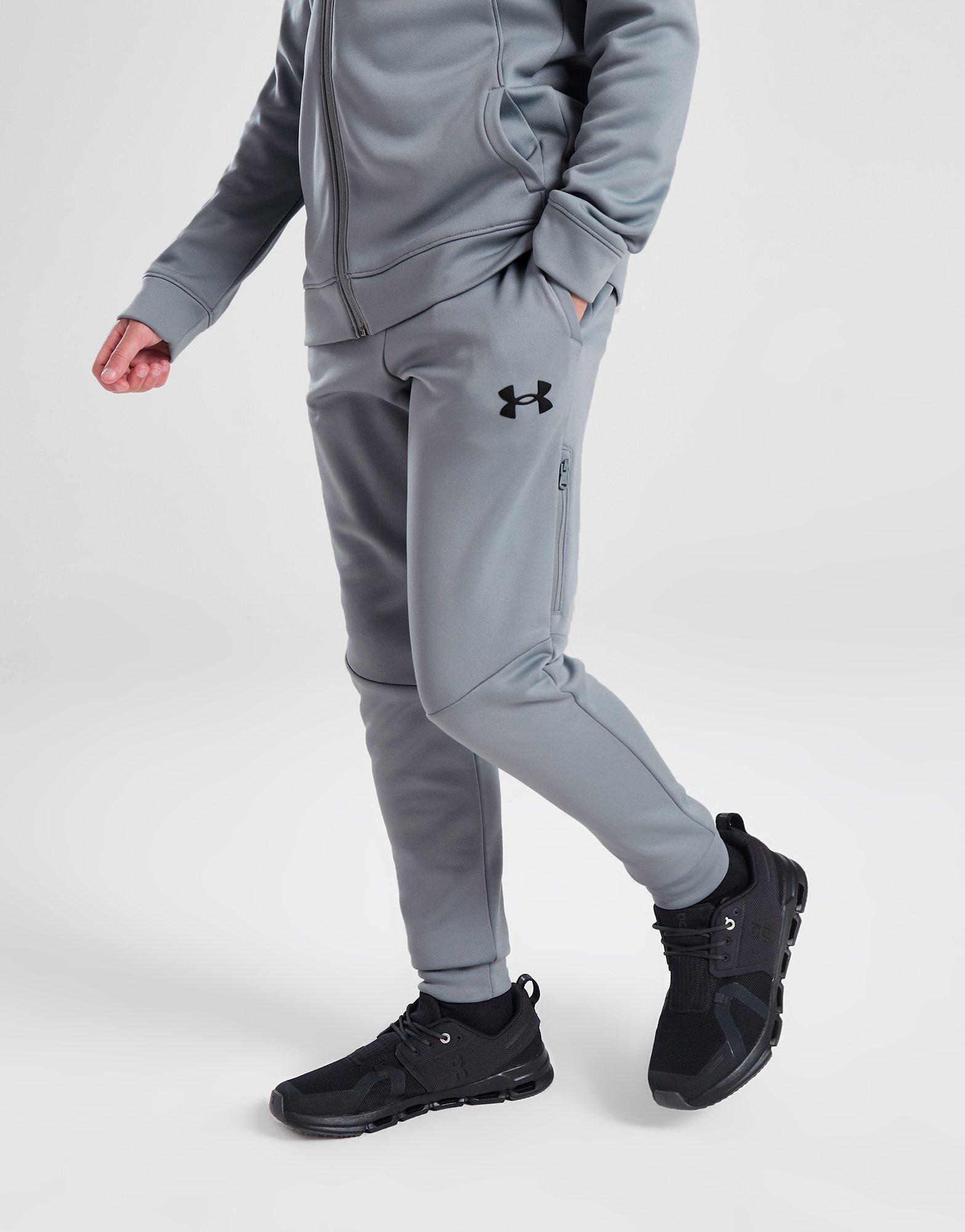 Under Armour UA Armour Fleece Grid Track Pants Junior em Cinzento