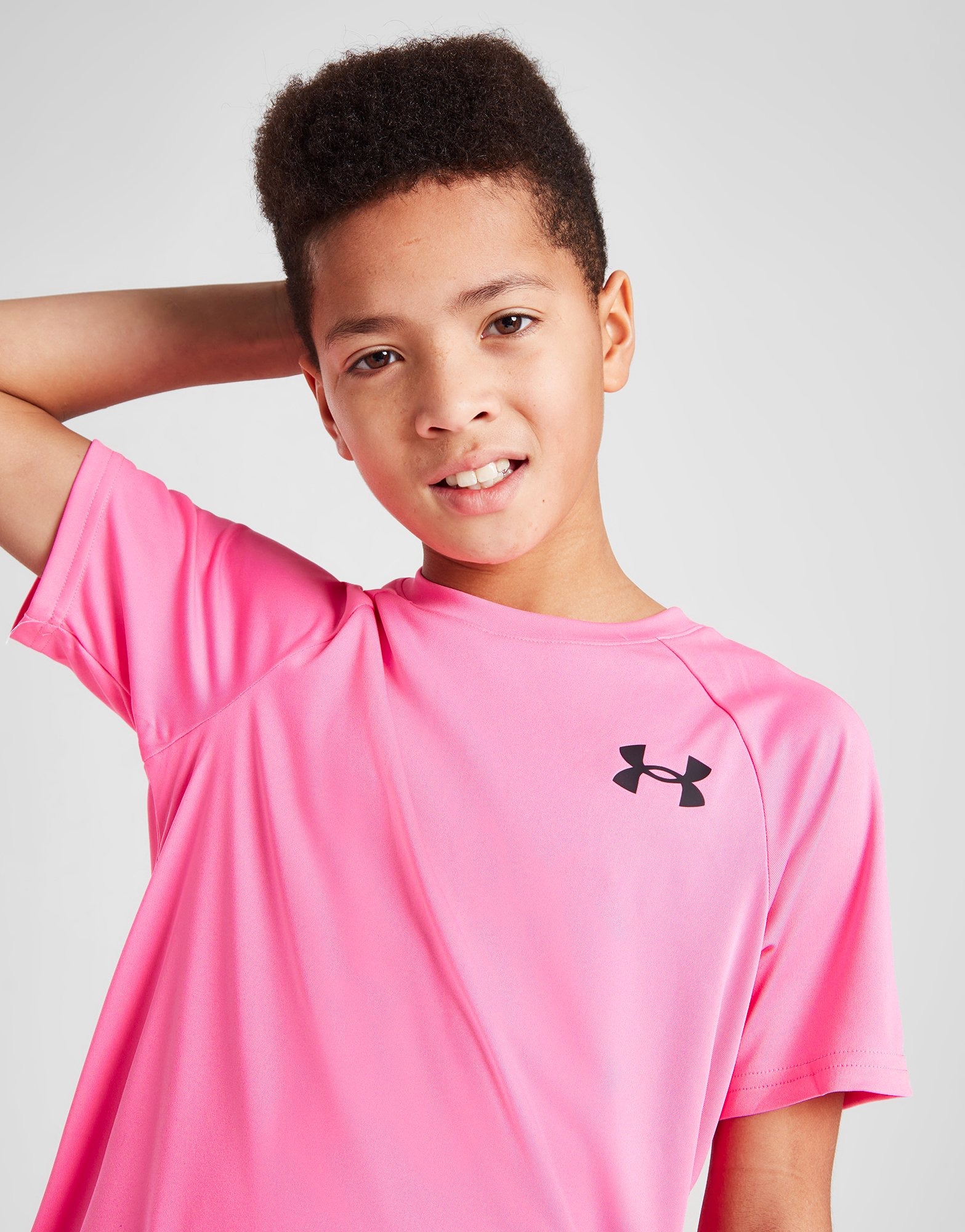 Roze Under Armour Tech Reflective T-Shirt Junior - JD Sports Nederland