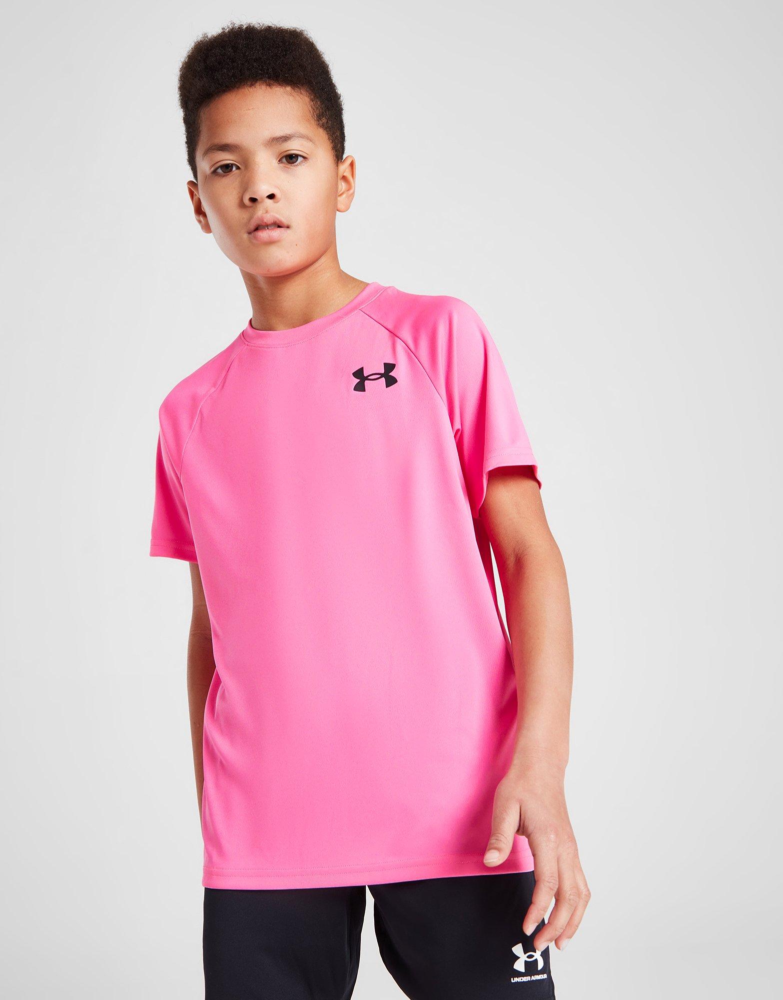 Magliette under shop armour bambino rose