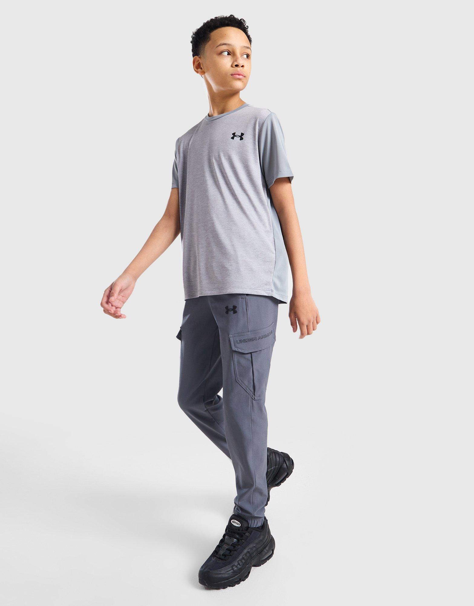 Black Under Armour Woven Cargo Track Pants Junior - JD Sports Global