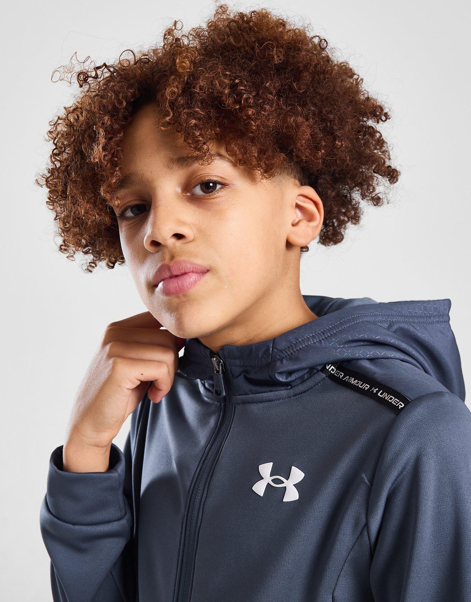 Under Armour UA Armour Fleece Grid Full Zip Hoodie Junior