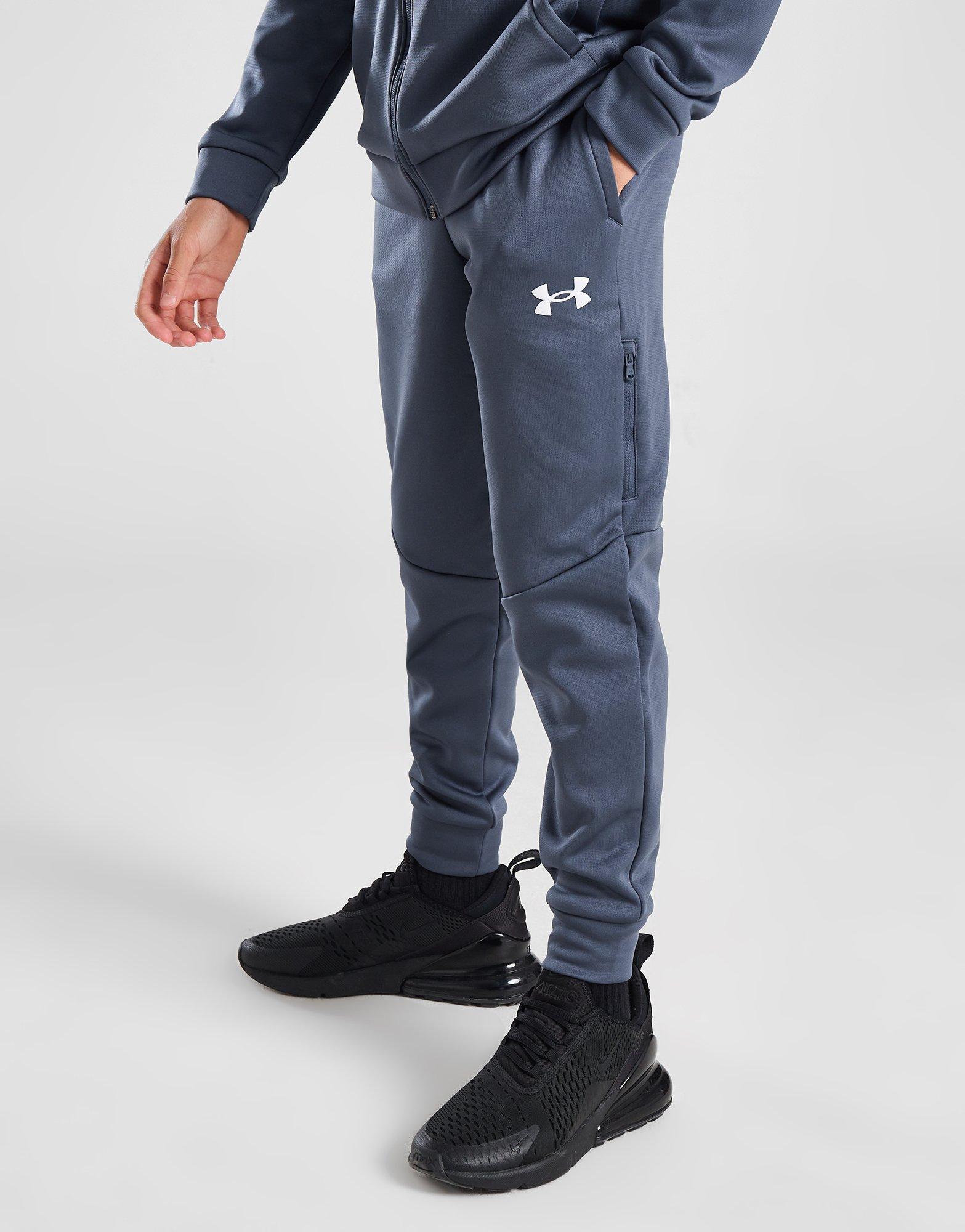 Under Armour UA Armour Fleece Grid Track Pants Junior em Cinzento