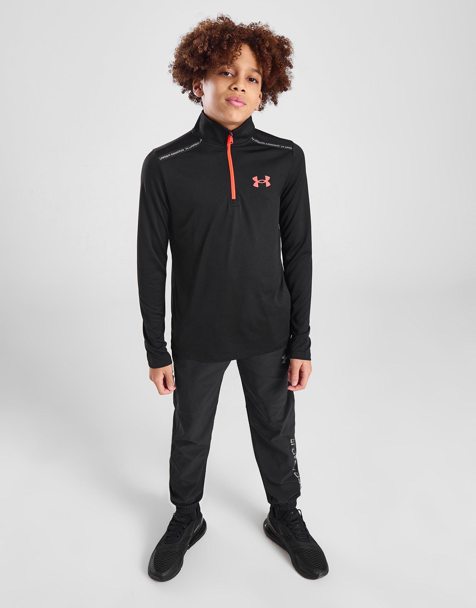 Under Armour Tech Wordmark 1/4 Zip Track Top Junior