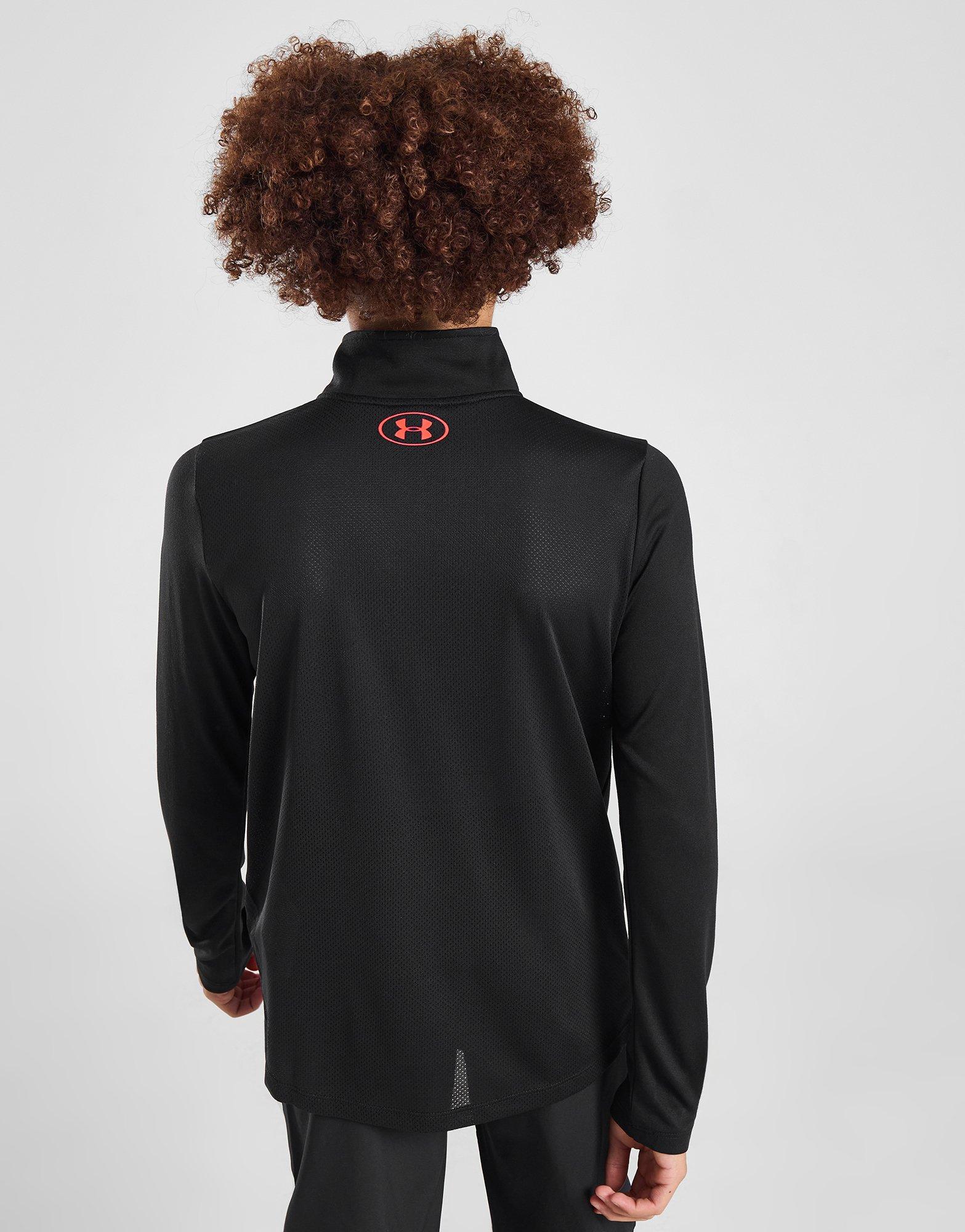 Under Armour Tech Wordmark 1/4 Zip Track Top Junior