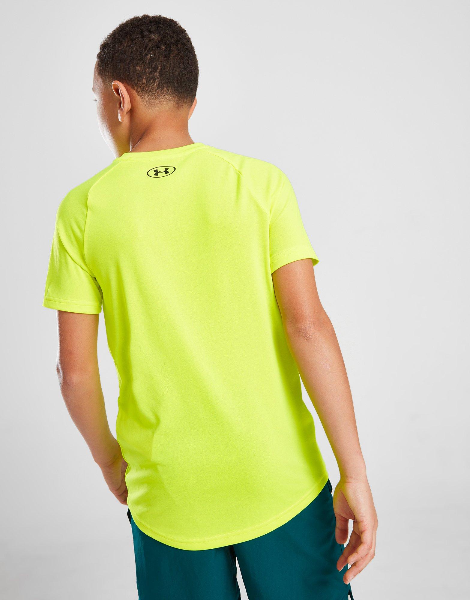 Neon yellow cheap under armour shirt