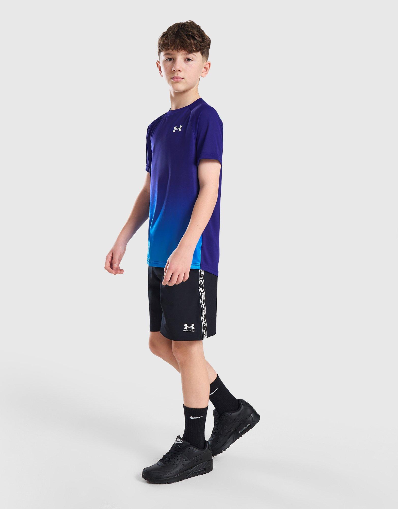 Blauw Under Armour Tech Emboss T-Shirt Junior - JD Sports Nederland