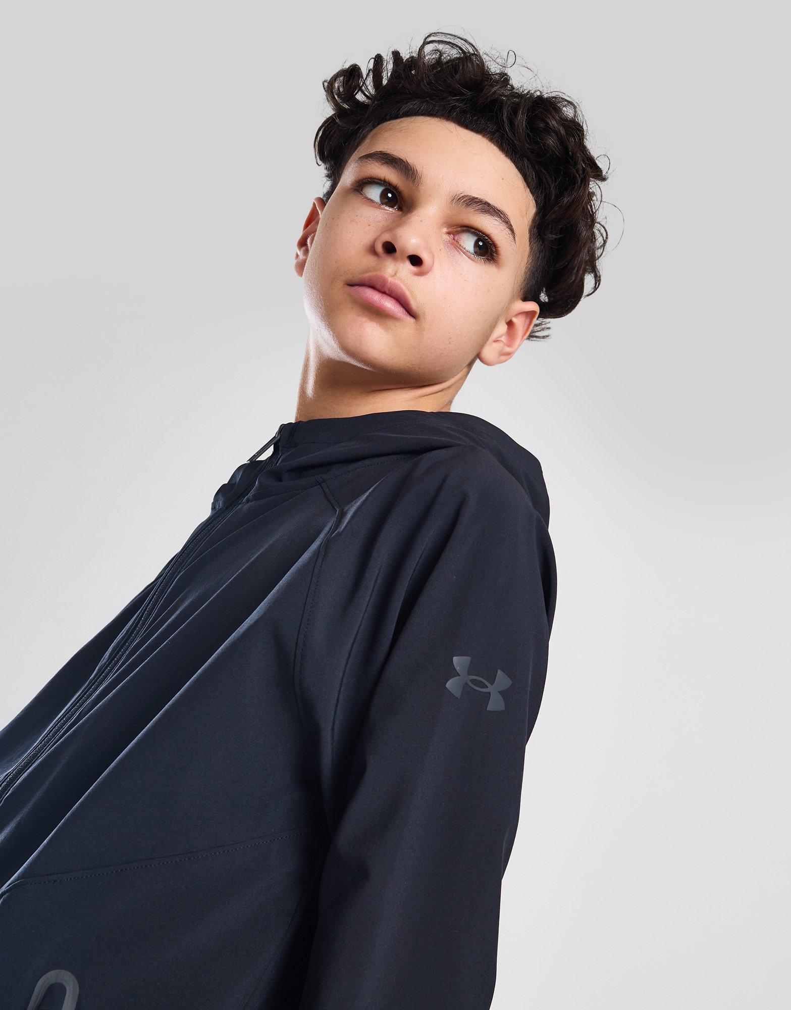 Black Under Armour Unstoppable Full-Zip Hoodie Junior - JD Sports