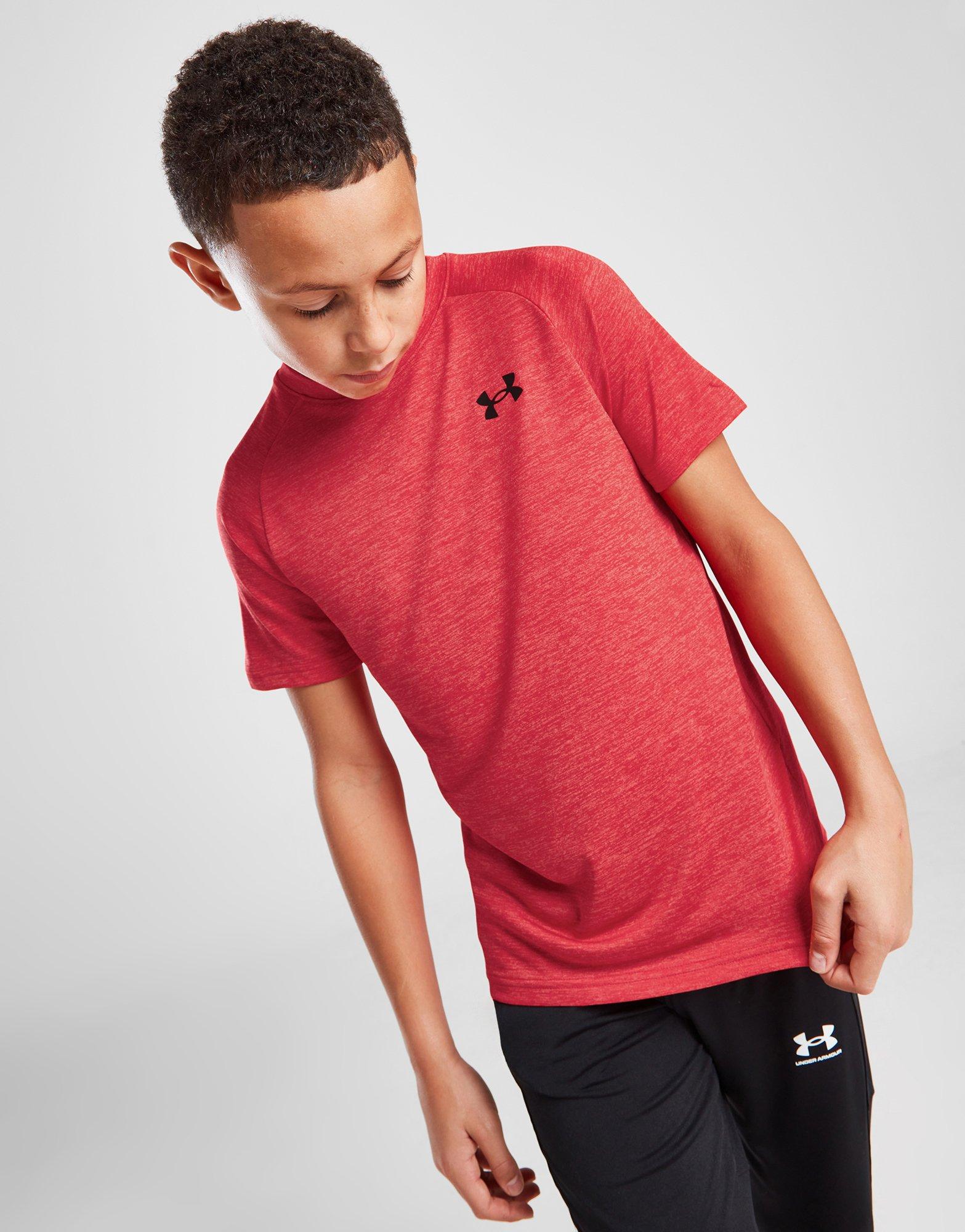 Red under shop armour top