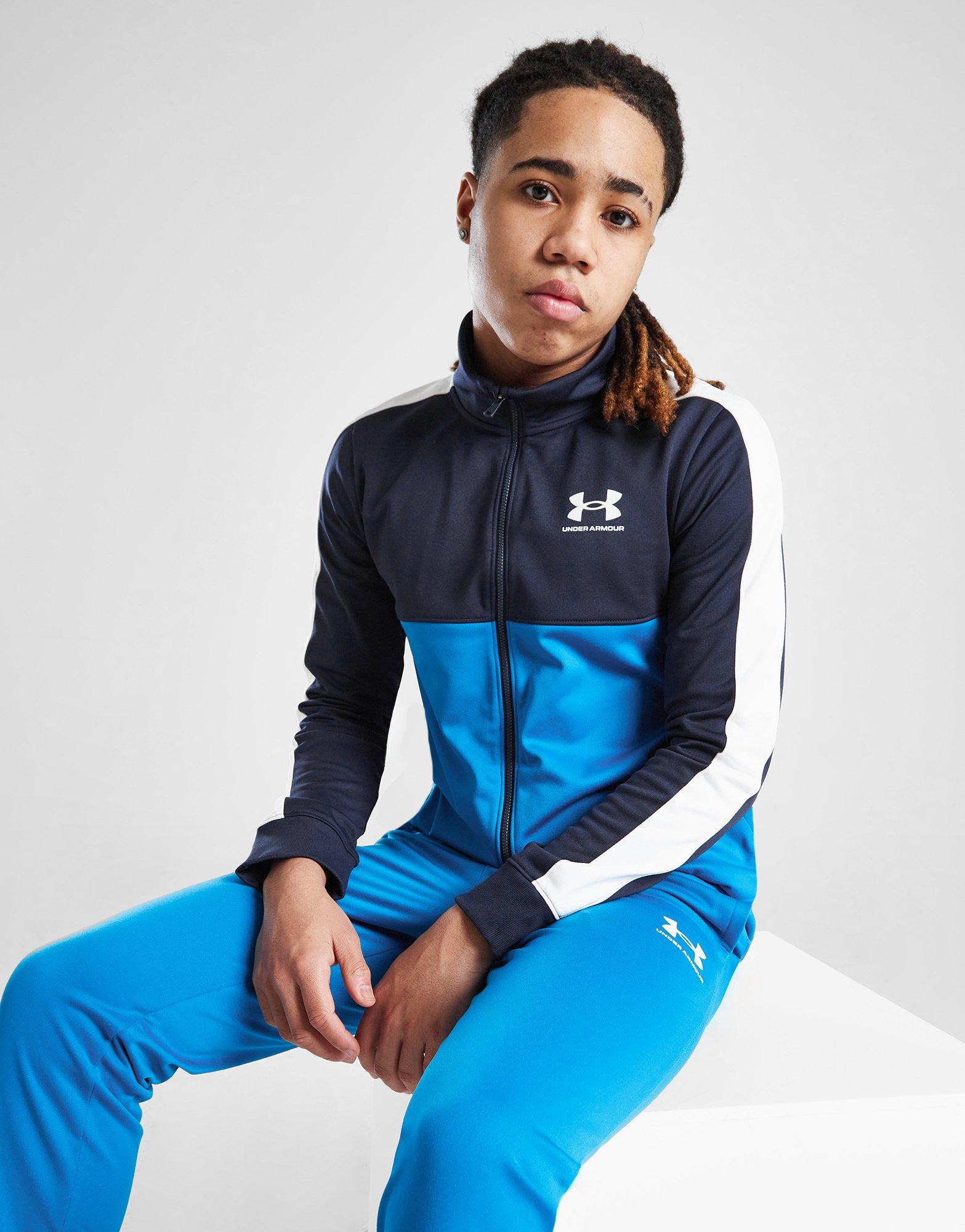 Under Armour Colour Block Knit Tracksuit Junior