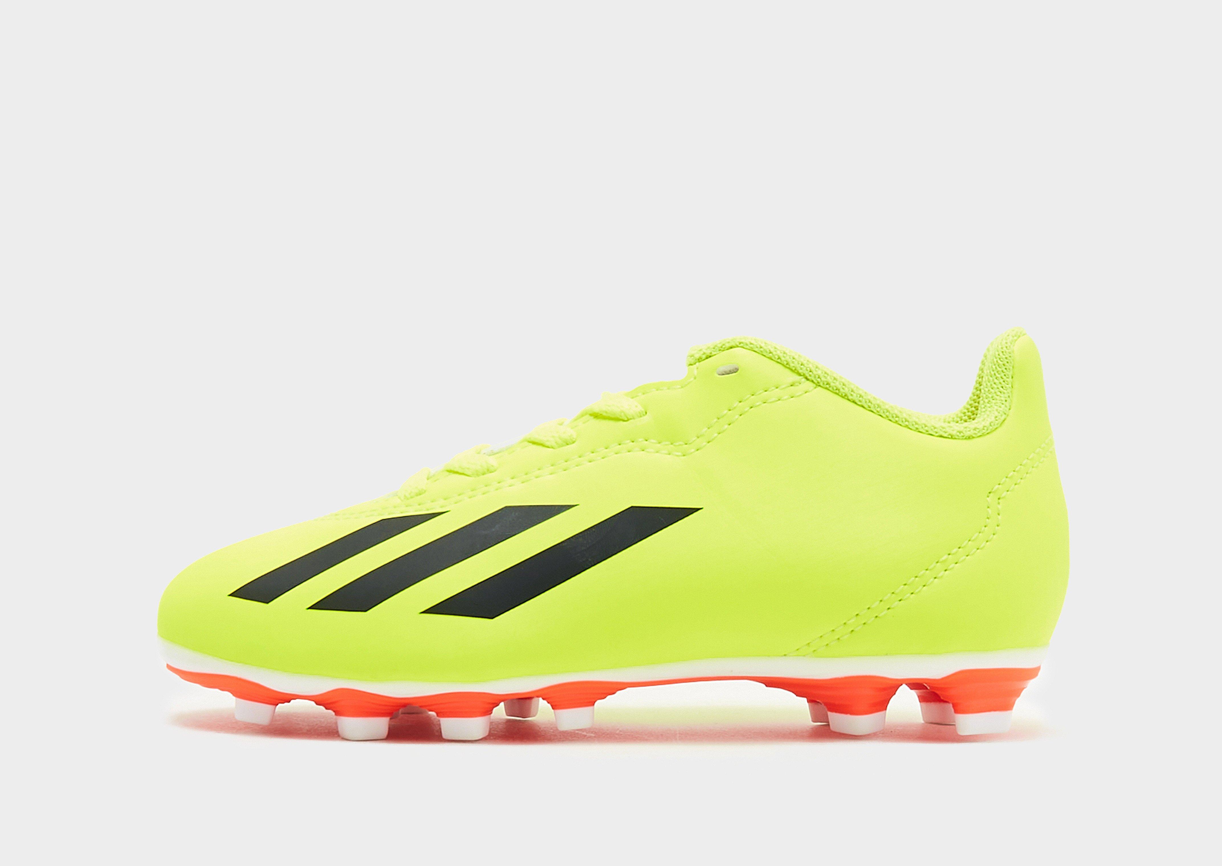 Yellow adidas x CrazyFast Club FG Children JD Sports